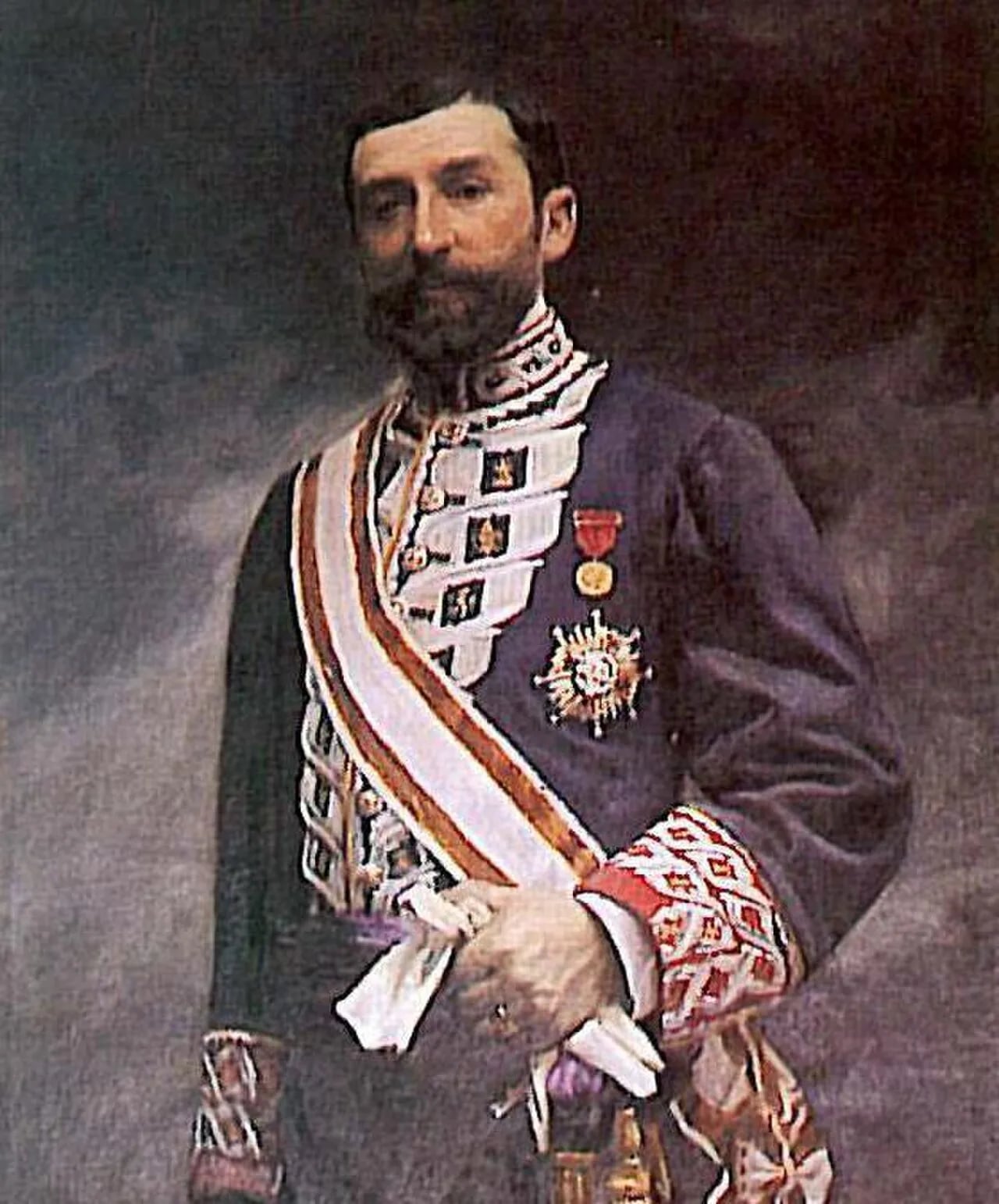 Porträt von Manuel de Burgos y Mazo (1862–1946) – Gedenkseite