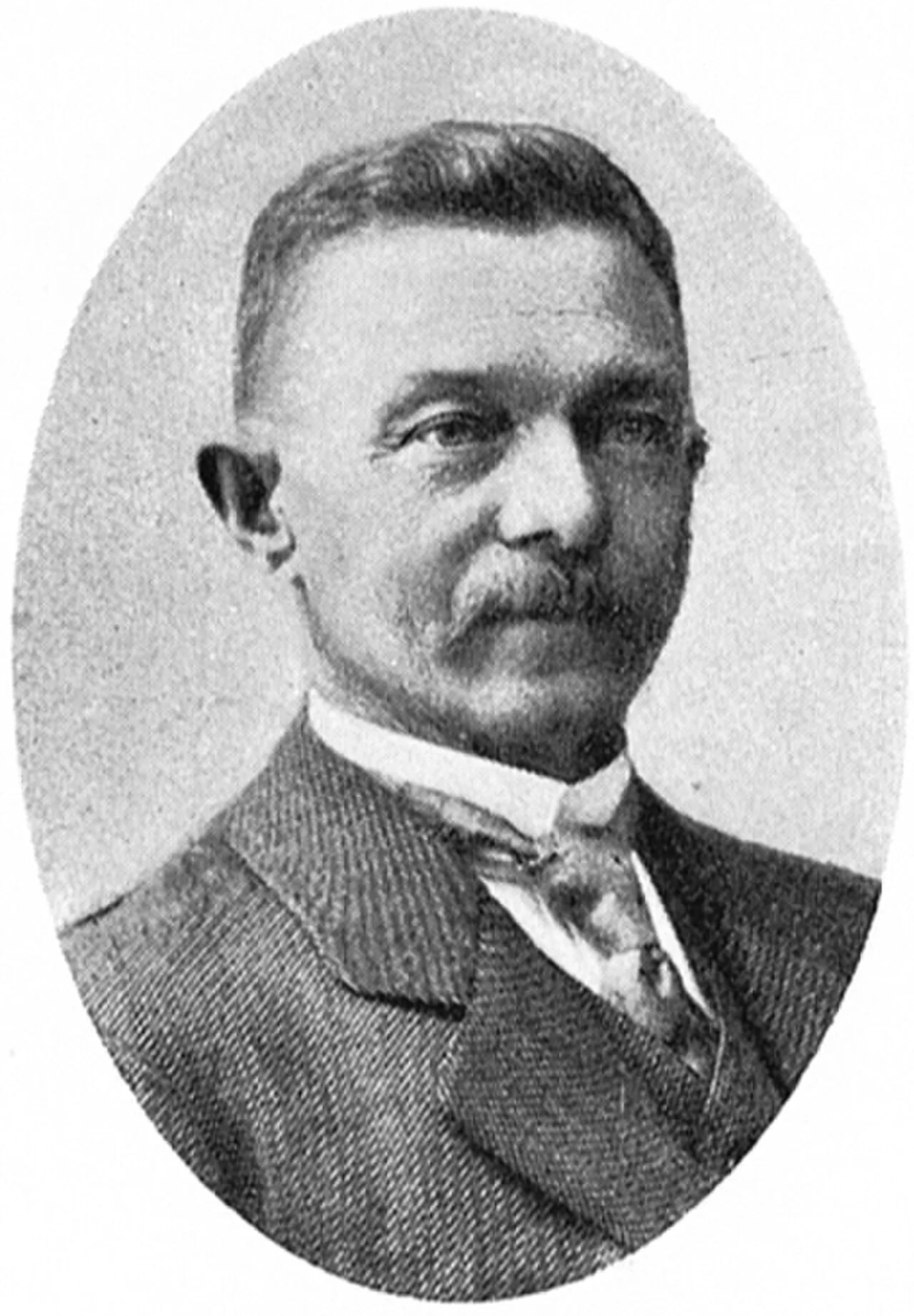 Porträt von Albert Mossberg (1863–1943) – Gedenkseite