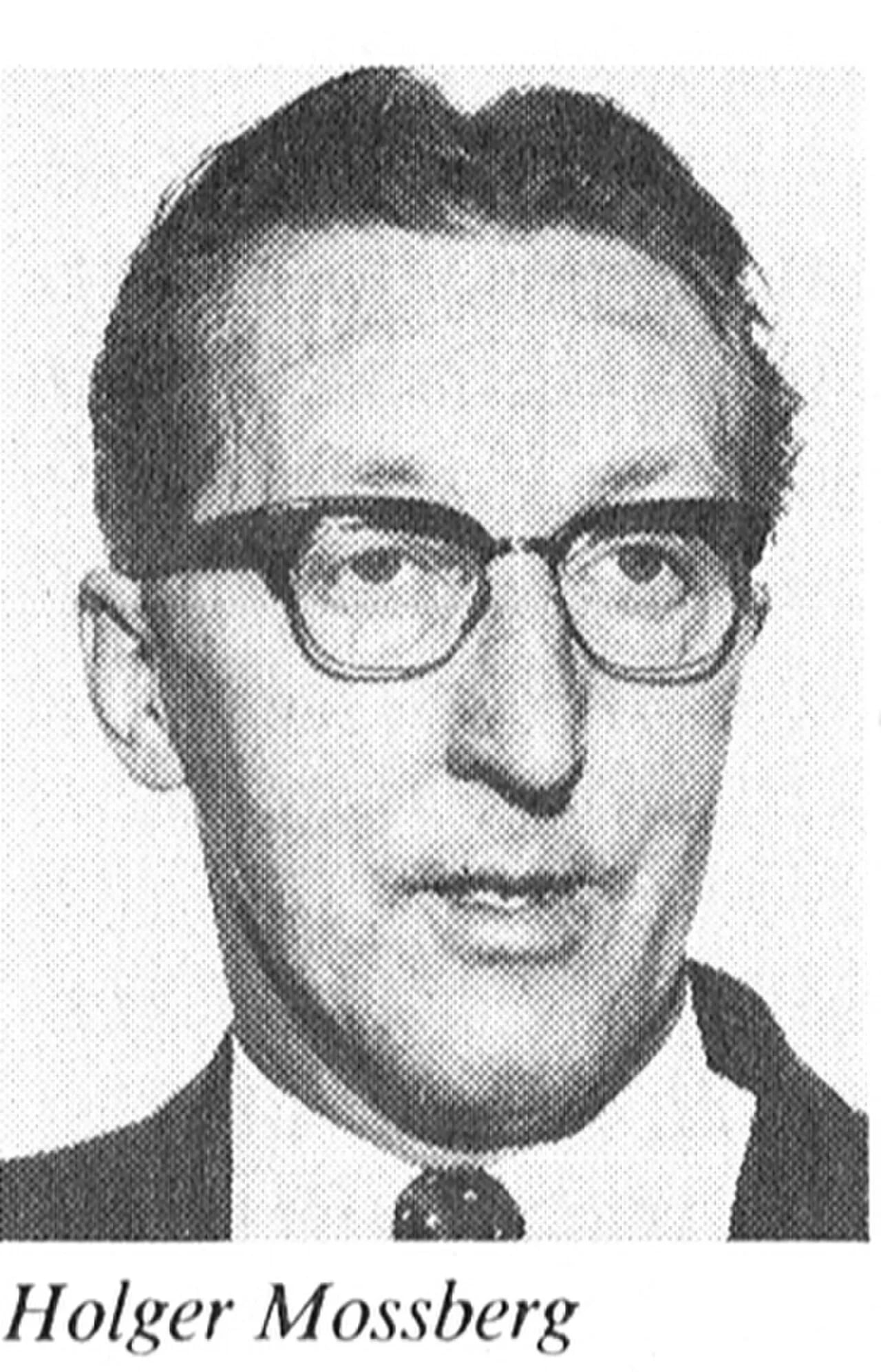 Porträt von Holger Mossberg (1913–1998) – Gedenkseite