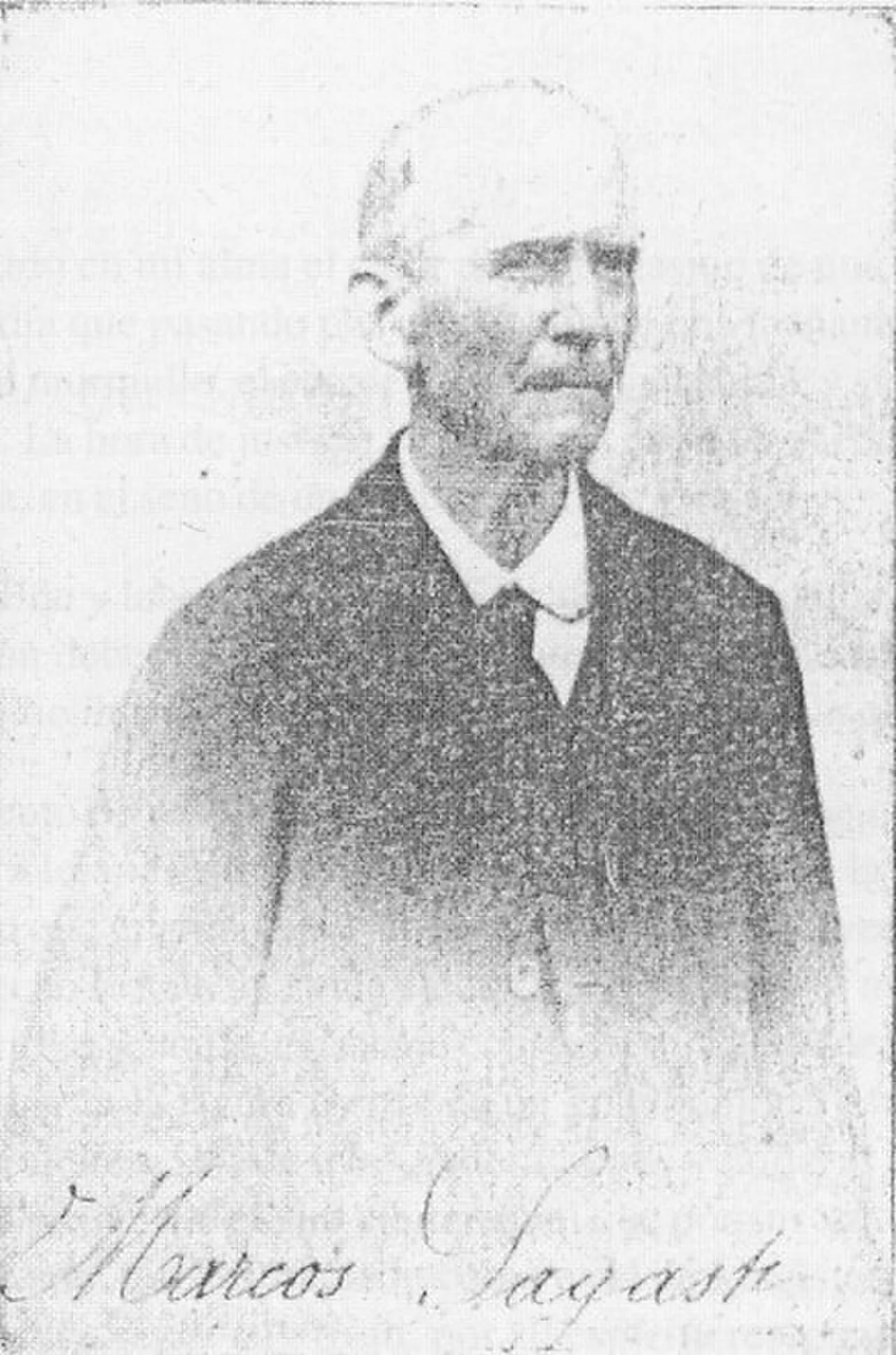 Portrait of Marcos Sagasti (1839–1916) – memorial page