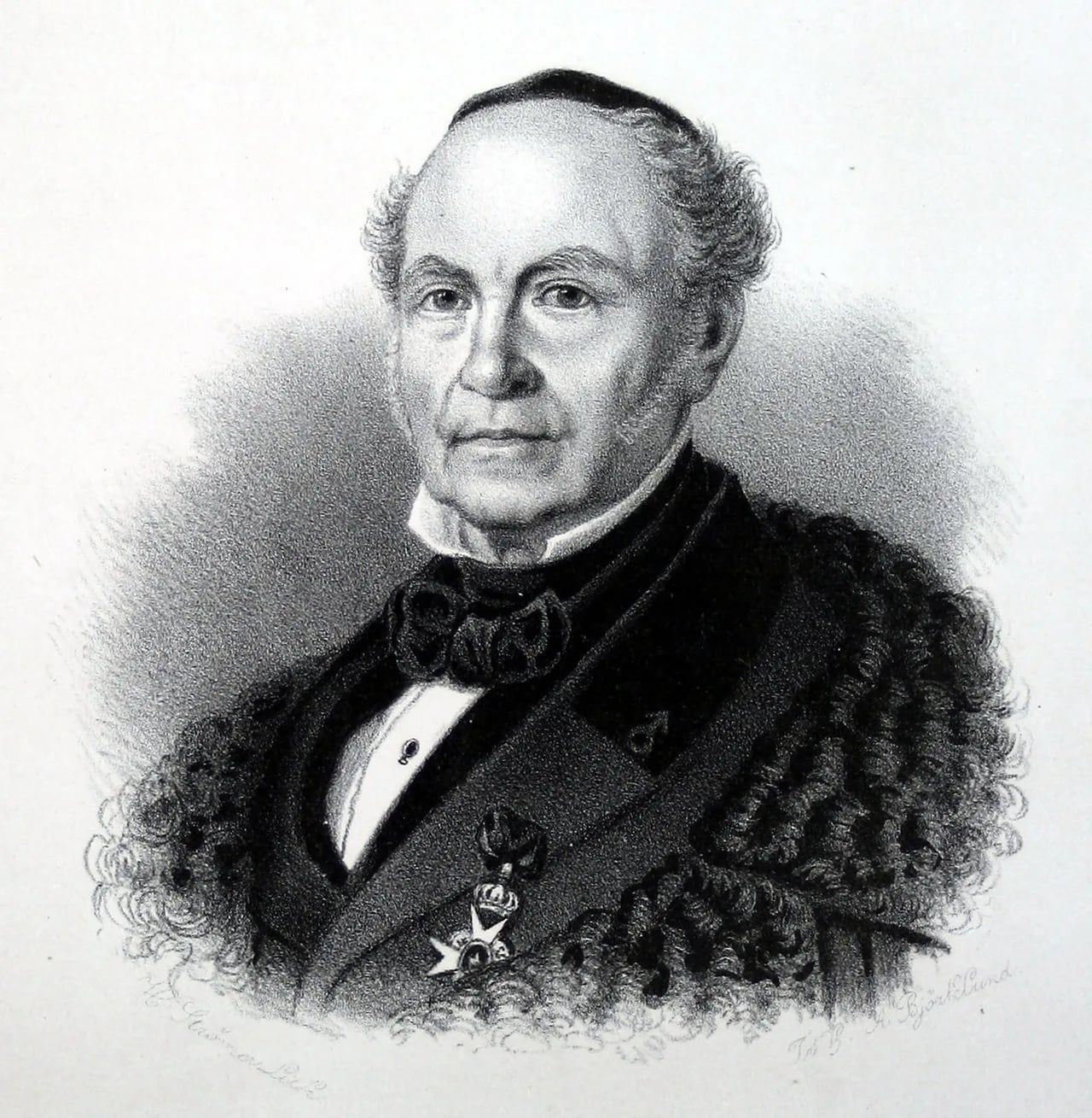 Porträt von Gustaf Myhrman (1780–1872) – Gedenkseite