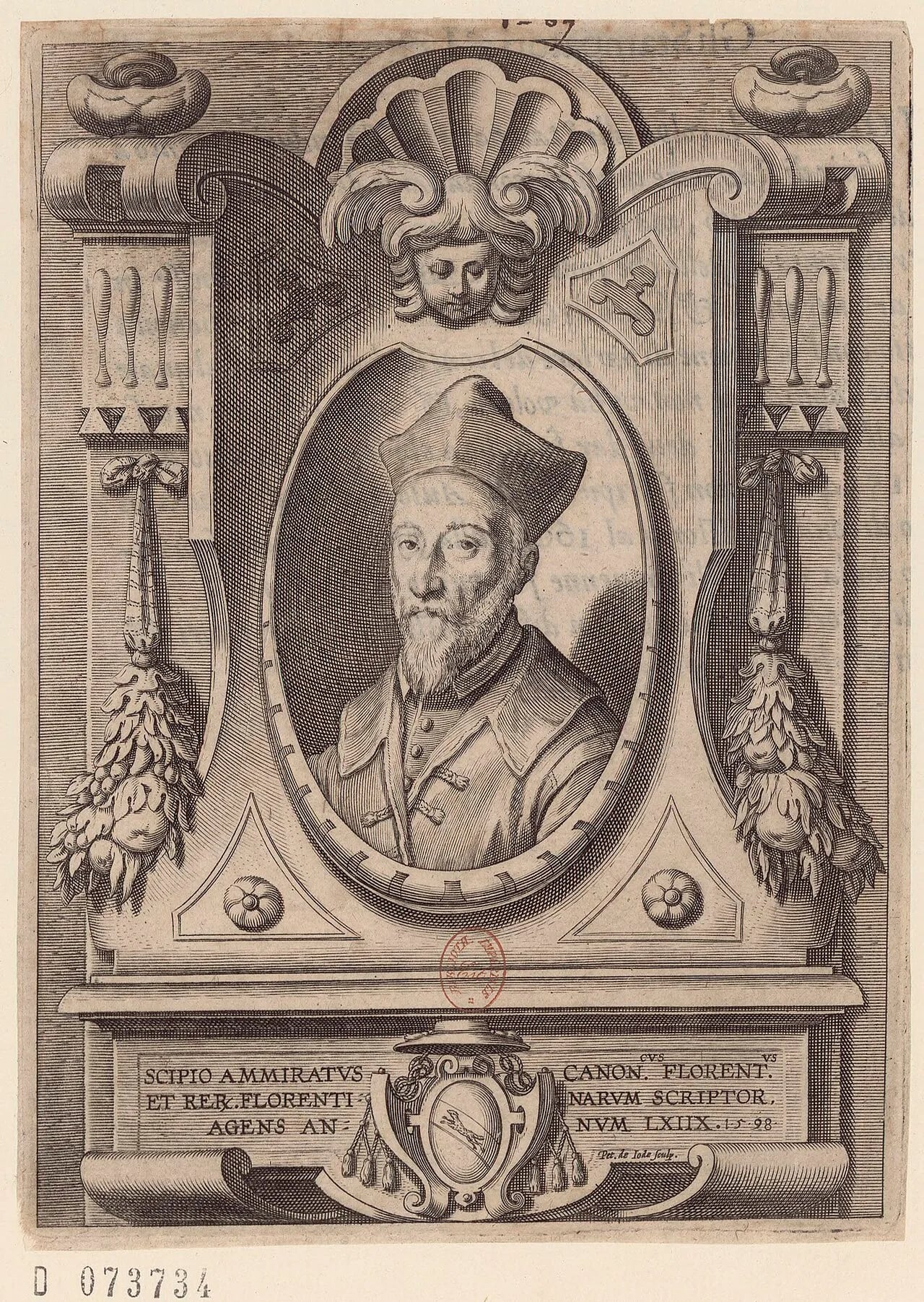 Porträt von Scipione Ammirato (1531–1601) – Gedenkseite