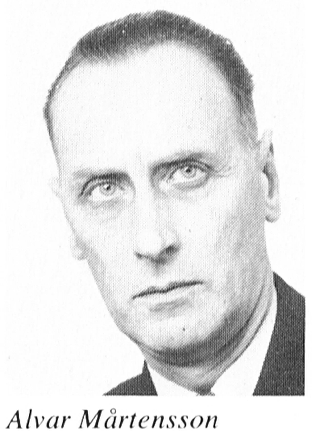Portrait of Alvar Mårtensson (1909–1985) – memorial page