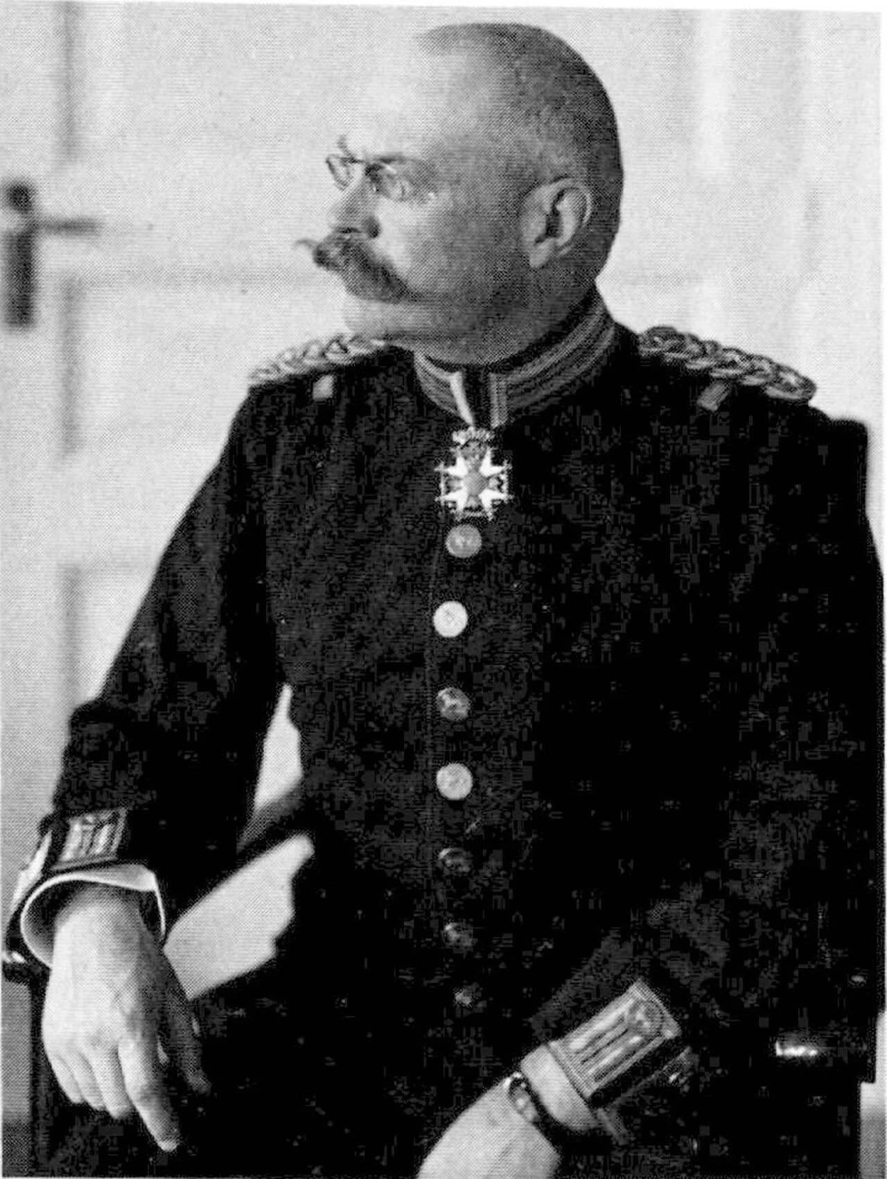Porträt von Bror Birger Emil Mörcke (1861–1951) – Gedenkseite