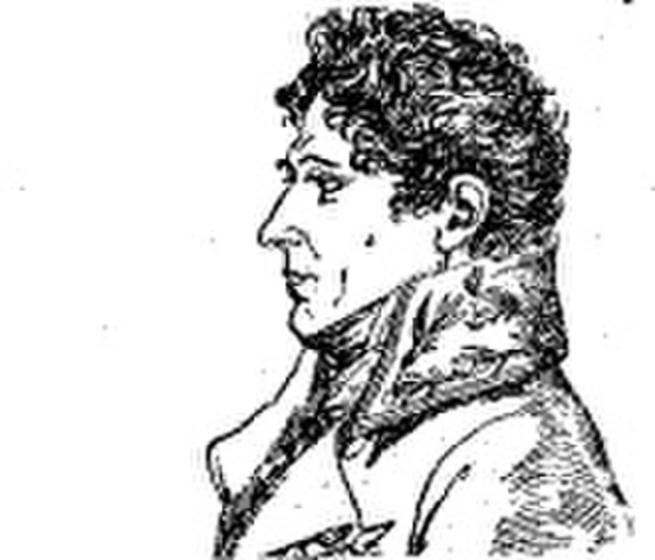 Porträt von Adolf Göran Mörner (1773–1838) – Gedenkseite