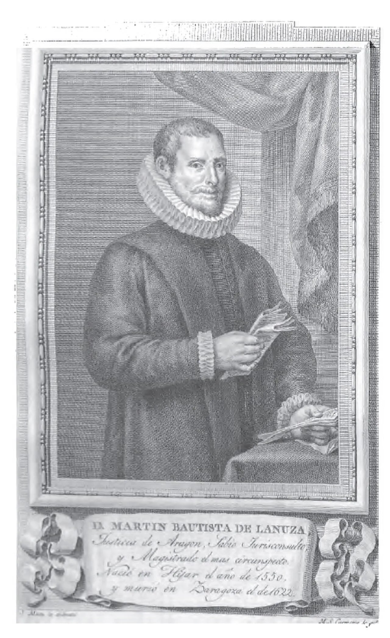 Portrait of Martín Bautista de Lanuza (1550–1622) – memorial page