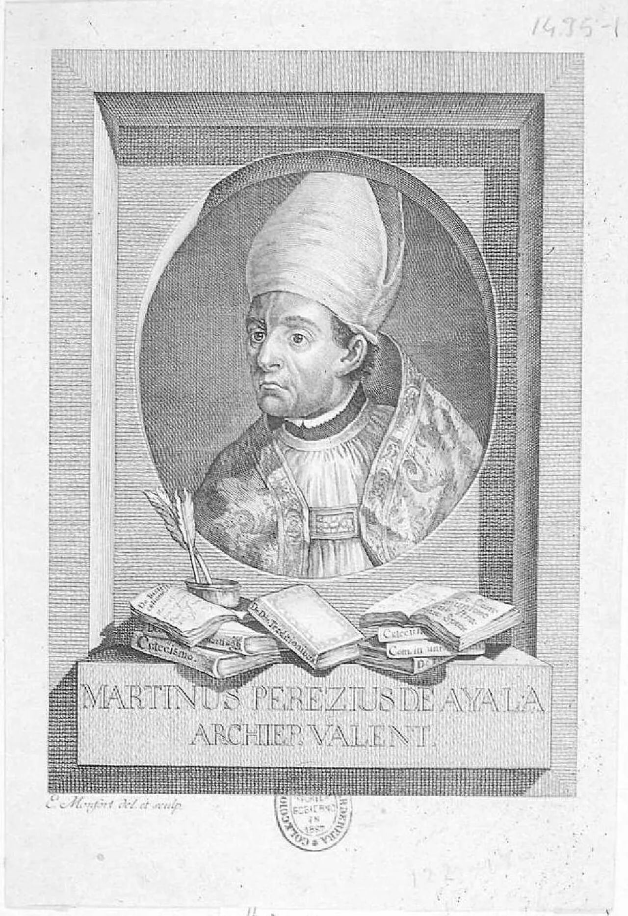 Porträt von Martín Pérez de Ayala (1504–1566) – Gedenkseite