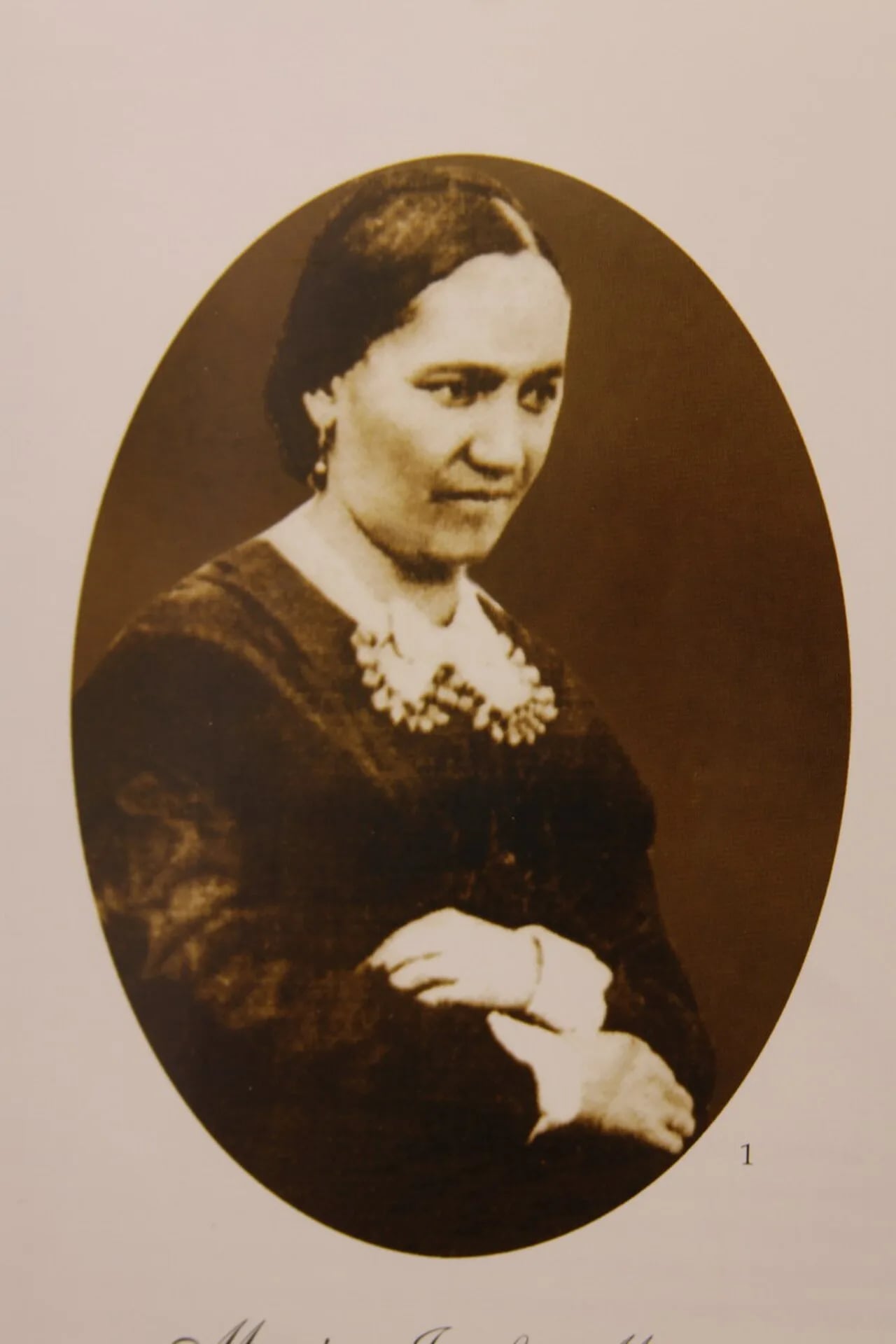 Porträt von María Josefa Mujía (1812–1888) – Gedenkseite
