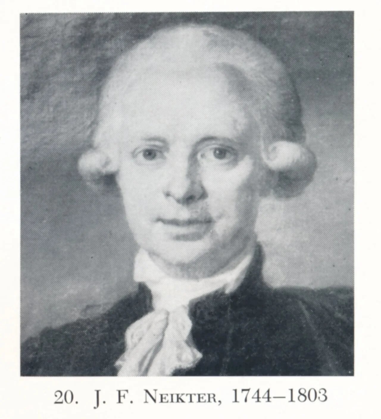 Porträt von Jacob Fredrik Neikter (1744–1803) – Gedenkseite