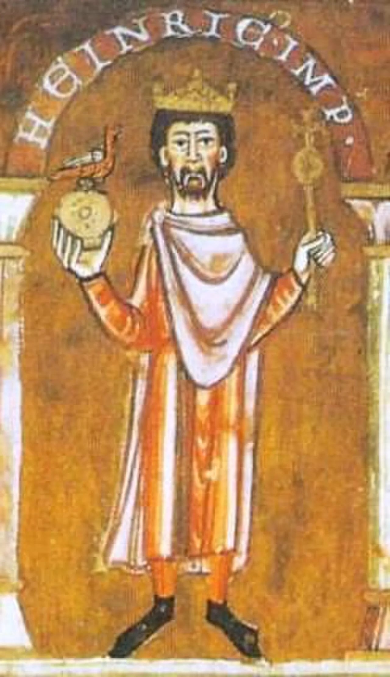 Porträt von Heinrich IV. (1050–1106) – Gedenkseite