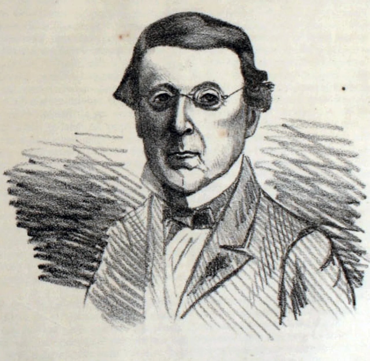 Porträt von Melchor de Santiago Concha y Cerda (1799–1883) – Gedenkseite
