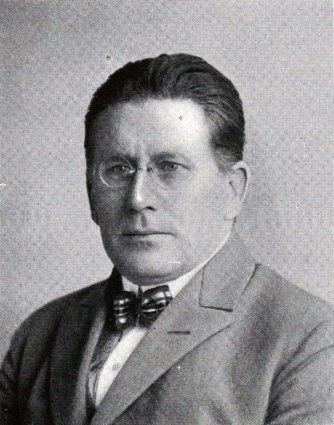 Porträt von Johan Nilsson (1874–1965) – Gedenkseite