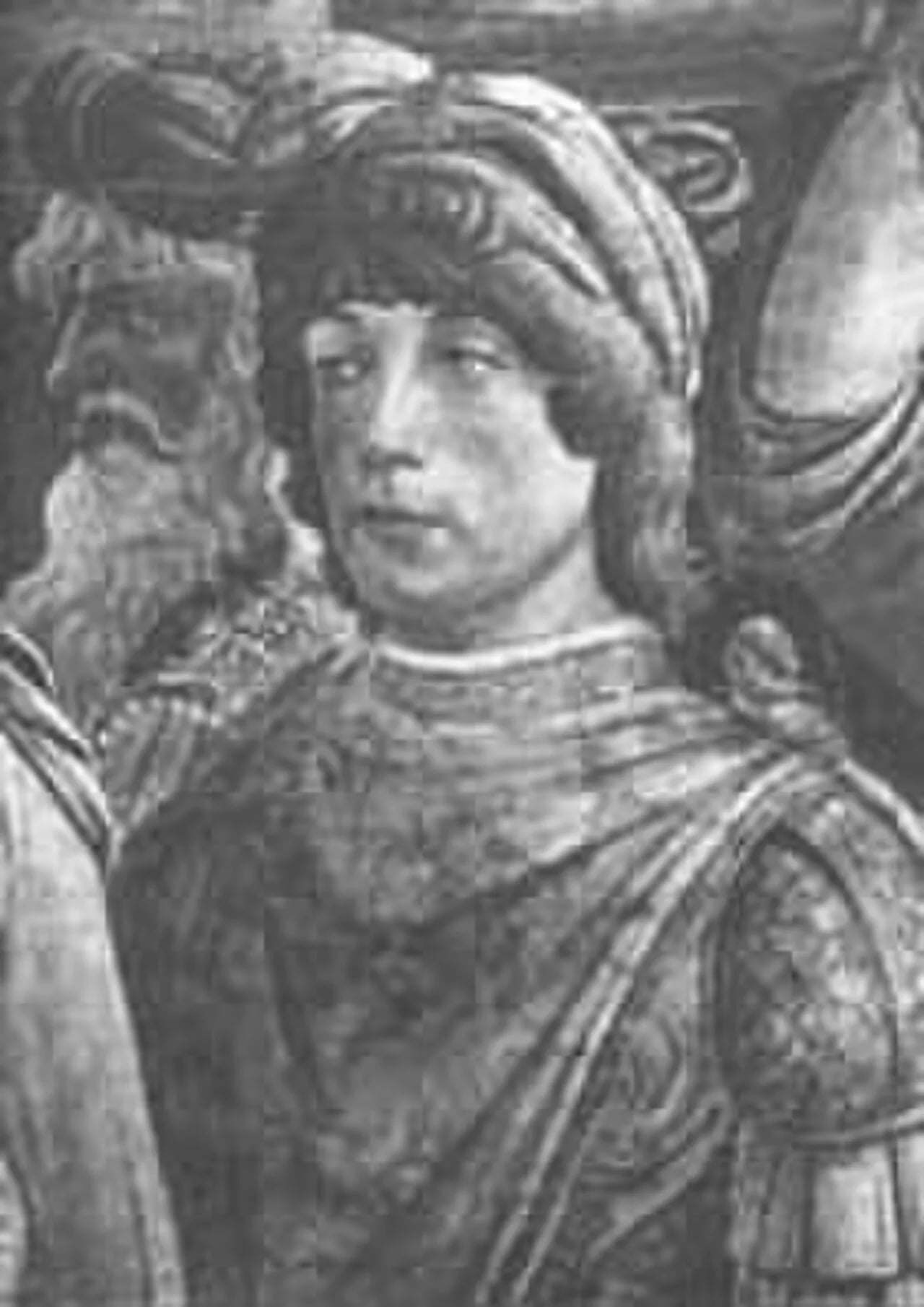 Porträt von Girolamo Riario (1443–1488) – Gedenkseite