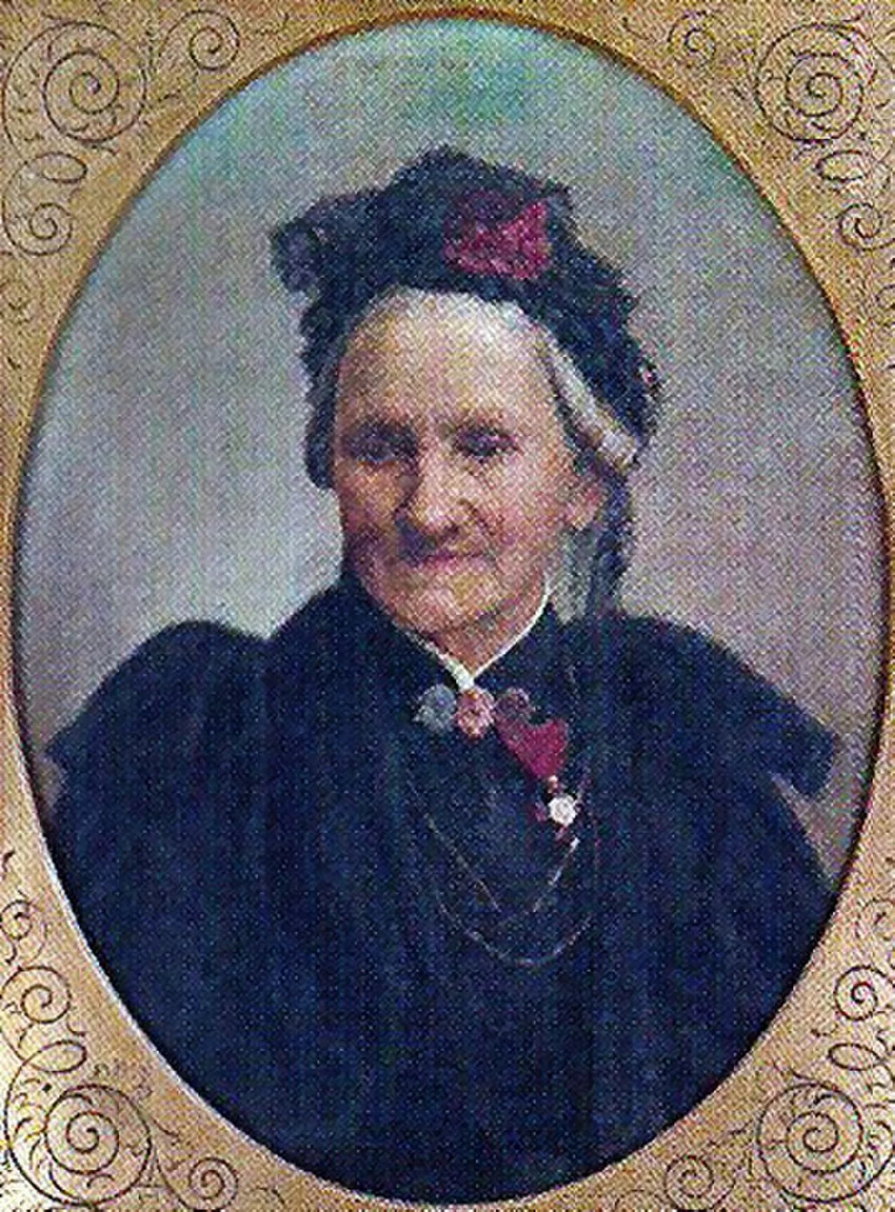 Porträt von Emma Hellenstainer (1818–1904) – Gedenkseite