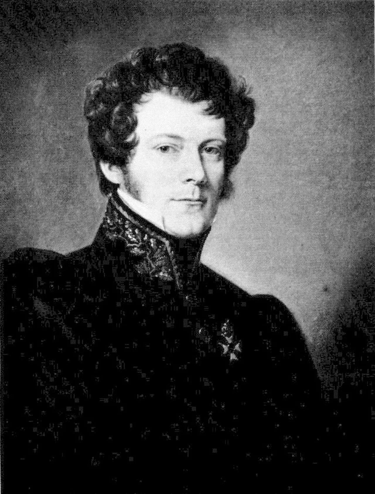 Porträt von Johan Nordenfalk der Ältere (1796–1846) – Gedenkseite