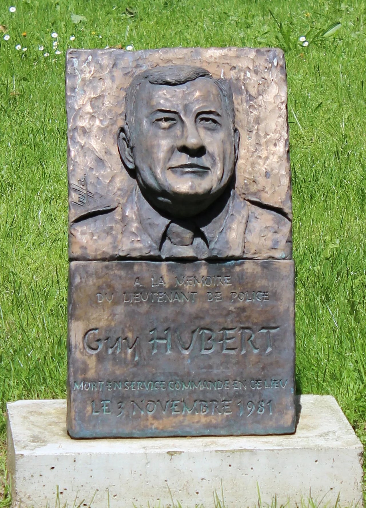 Porträt von Guy Hubert (1935–1981) – Gedenkseite