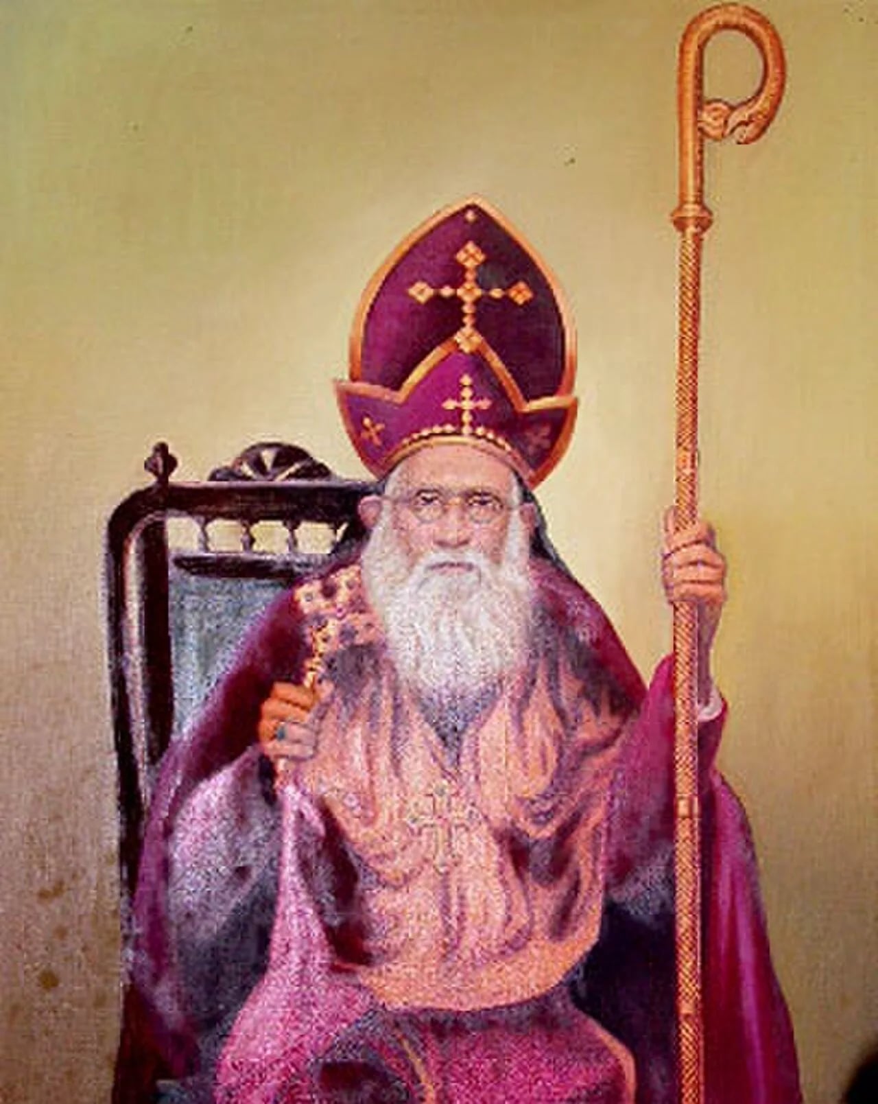 Porträt von Antonio Francisco Xavier Alvares (1836–1923) – Gedenkseite