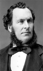 Porträt von Isaac Burpee (1825–1885) – Gedenkseite
