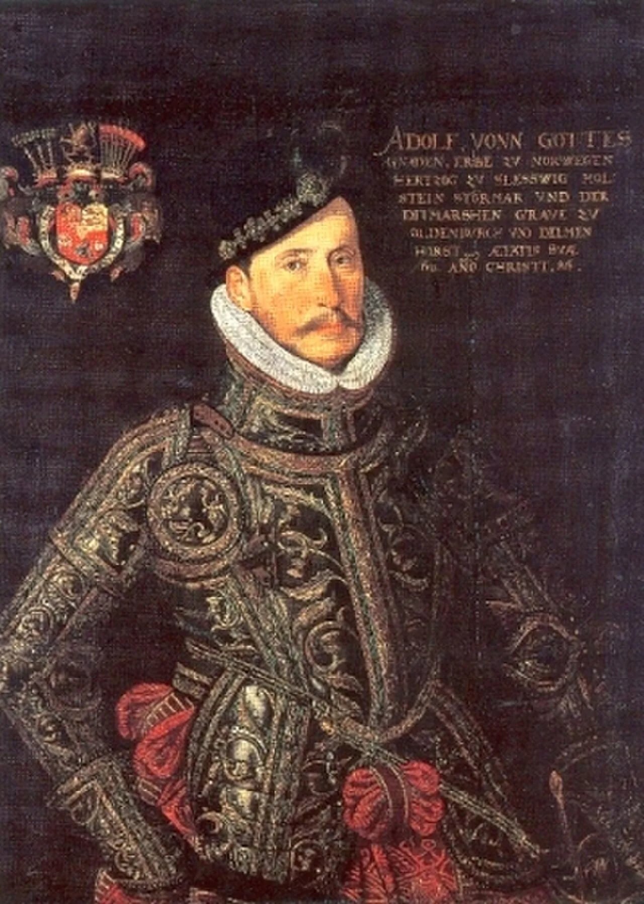 Portrait of Adolf I, Herzog von Schleswig-Holstein-Gottorp (1526–1586) – memorial page