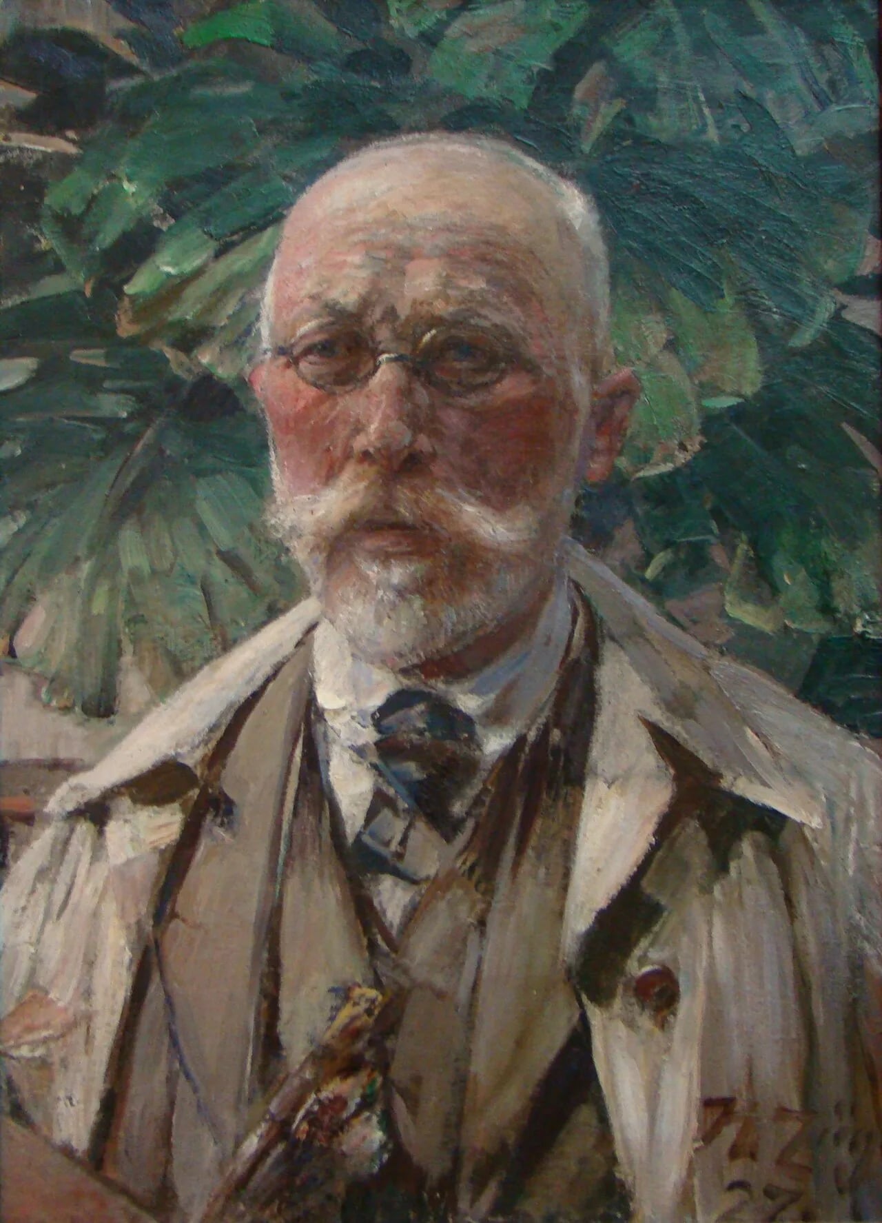 Porträt von Heinrich von Zügel (1850–1941) – Gedenkseite