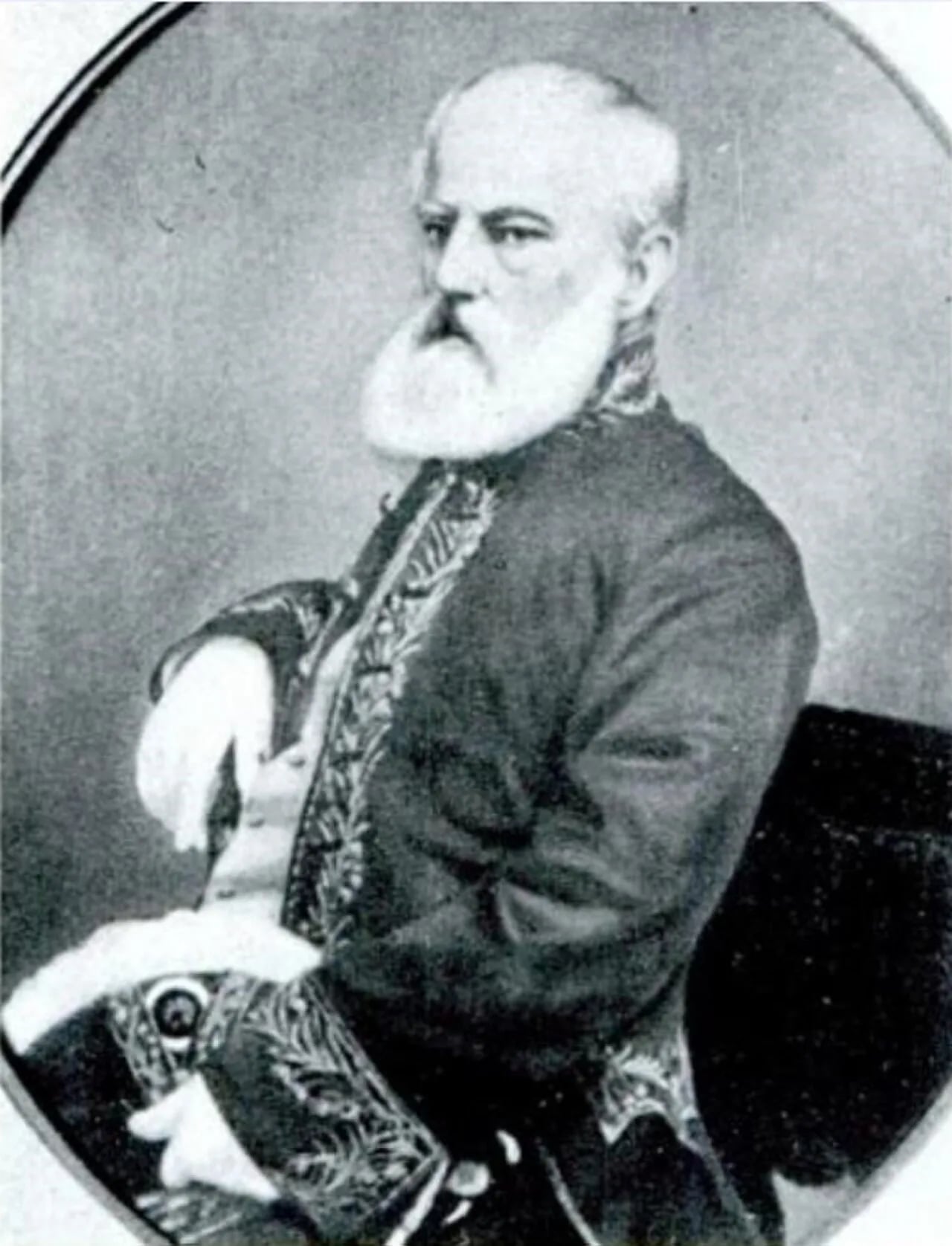 Porträt von Antonio José de Irisarri (1786–1868) – Gedenkseite