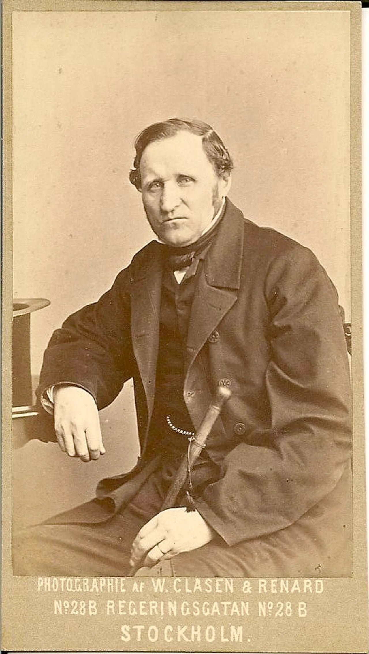 Porträt von Olof Olsson i Olebyn (1813–1892) – Gedenkseite