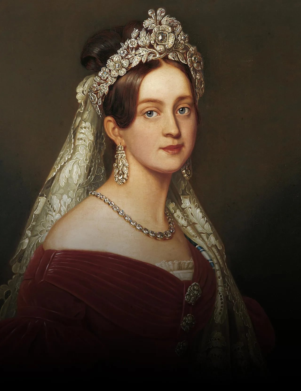 Porträt von Amalie von Oldenburg (1818–1875) – Gedenkseite