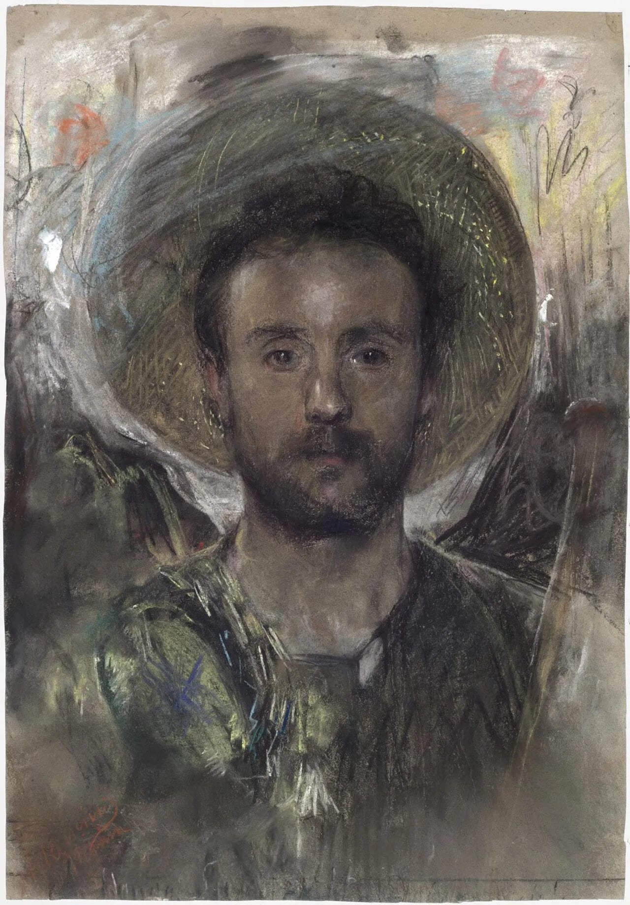 Porträt von Antonio Mancini (1852–1930) – Gedenkseite