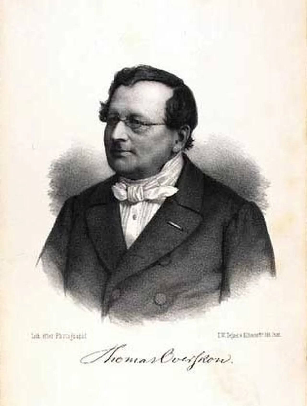 Porträt von Thomas Overskou (1798–1873) – Gedenkseite