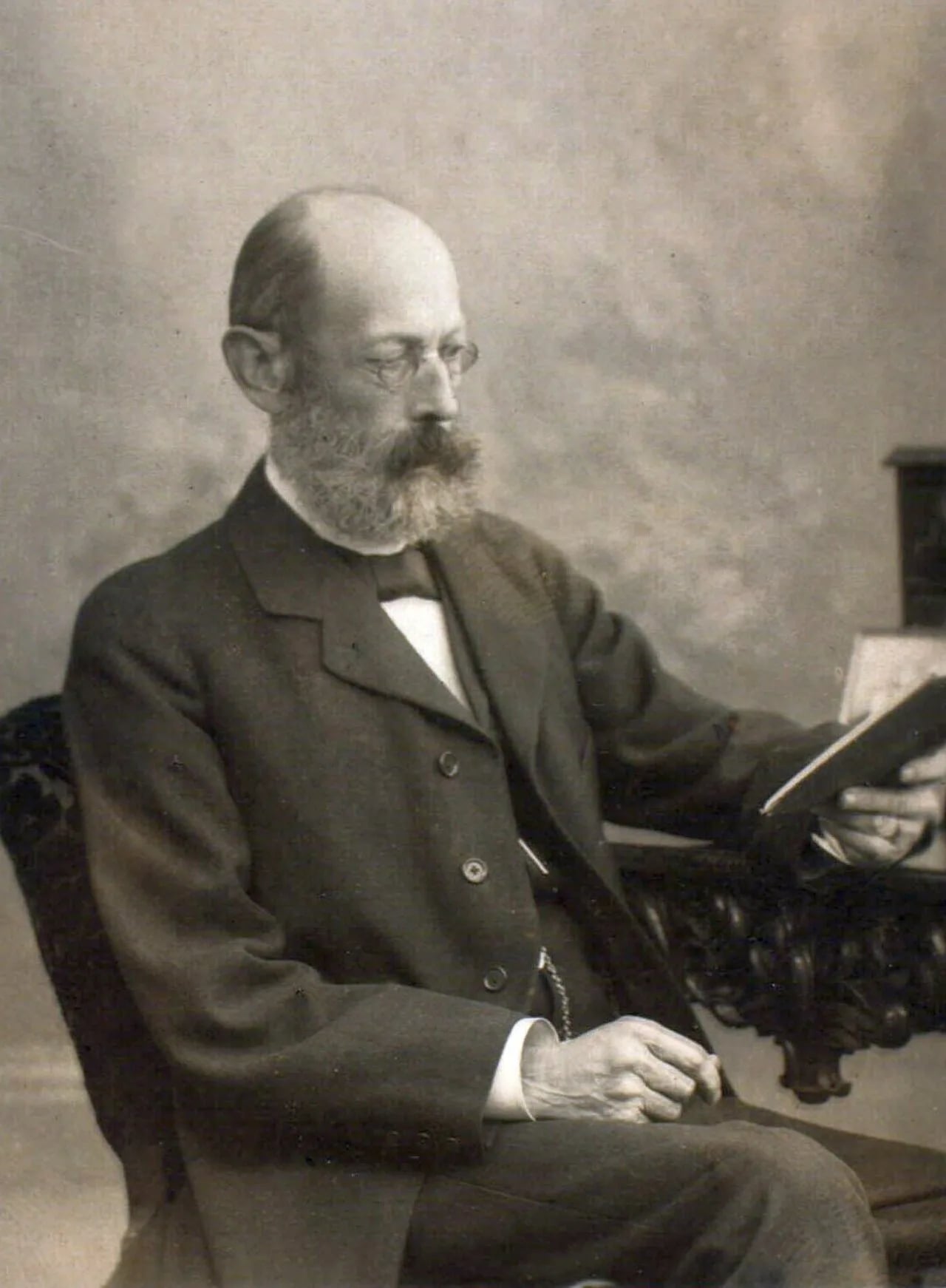 Porträt von Julius Paludan (1843–1926) – Gedenkseite