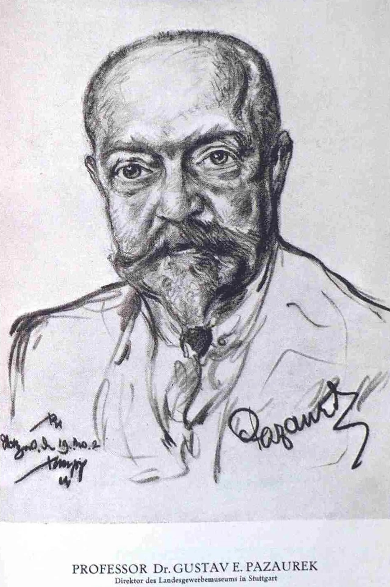 Porträt von Gustav Edmund Pazaurek (1865–1935) – Gedenkseite