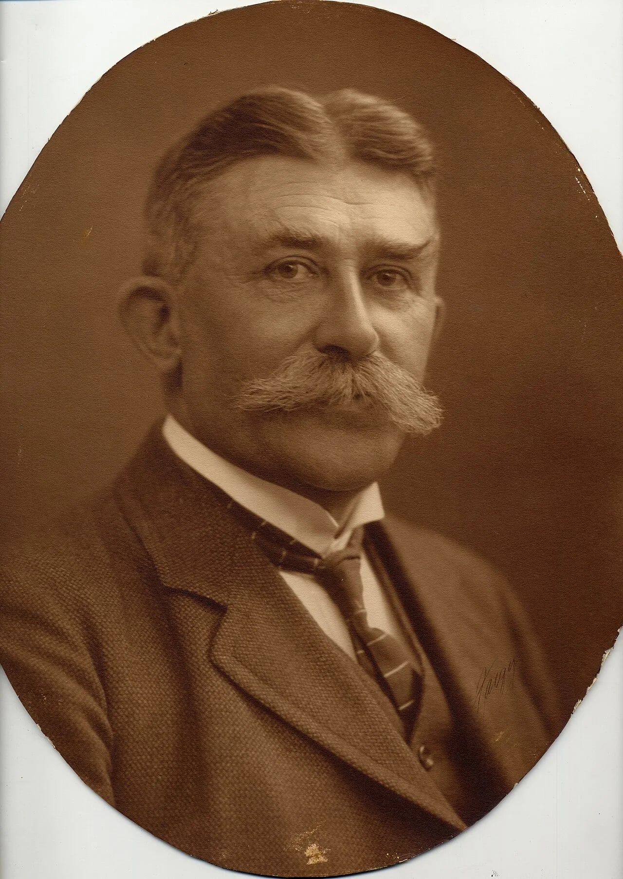 Porträt von Fritz Pegelow (1852–1925) – Gedenkseite