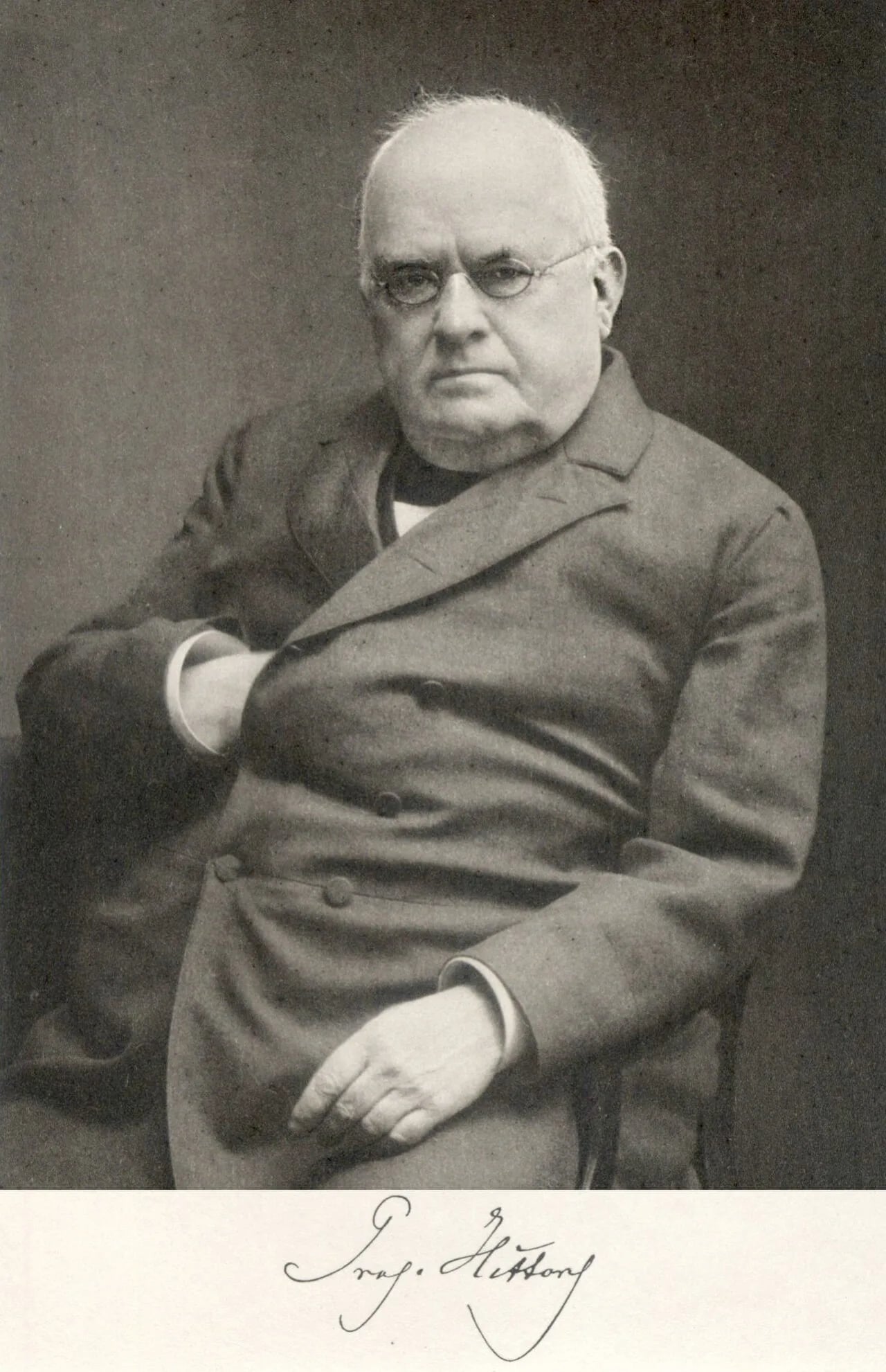 Portrait of Johann Wilhelm Hittorf (1824–1914) – memorial page