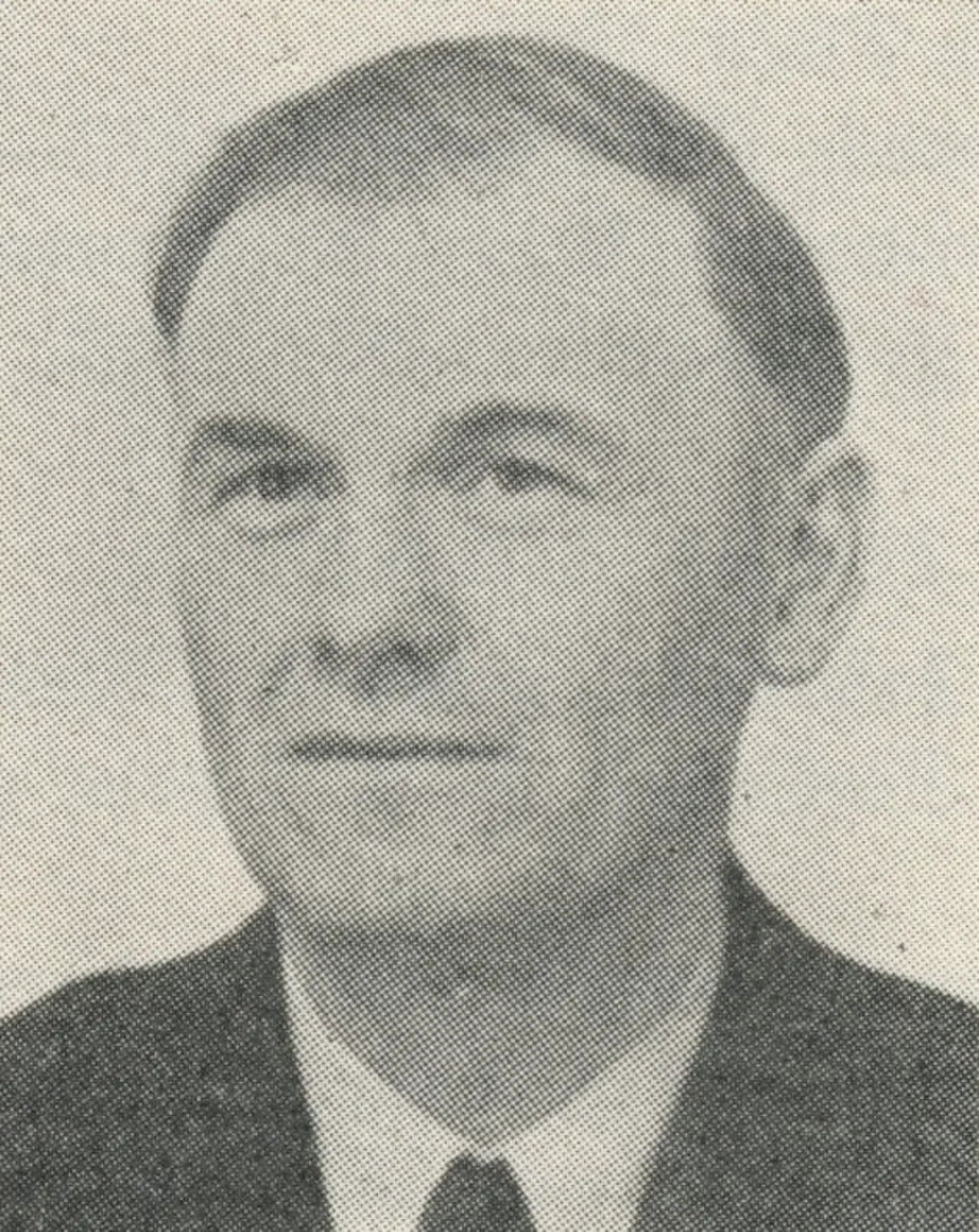 Porträt von Karl Persson (1894–1982) – Gedenkseite