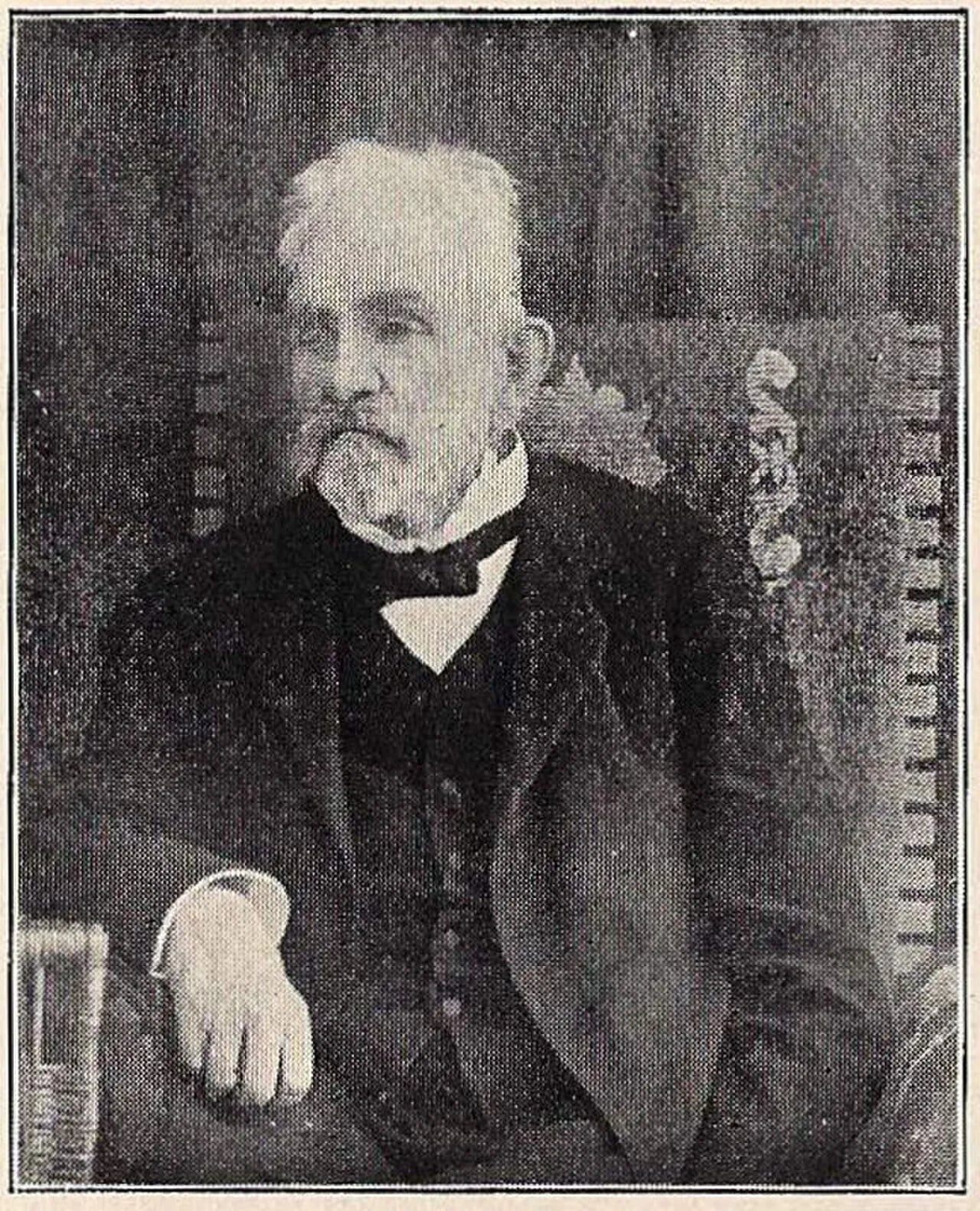 Porträt von Sven Magnus Petersson (1843–1925) – Gedenkseite