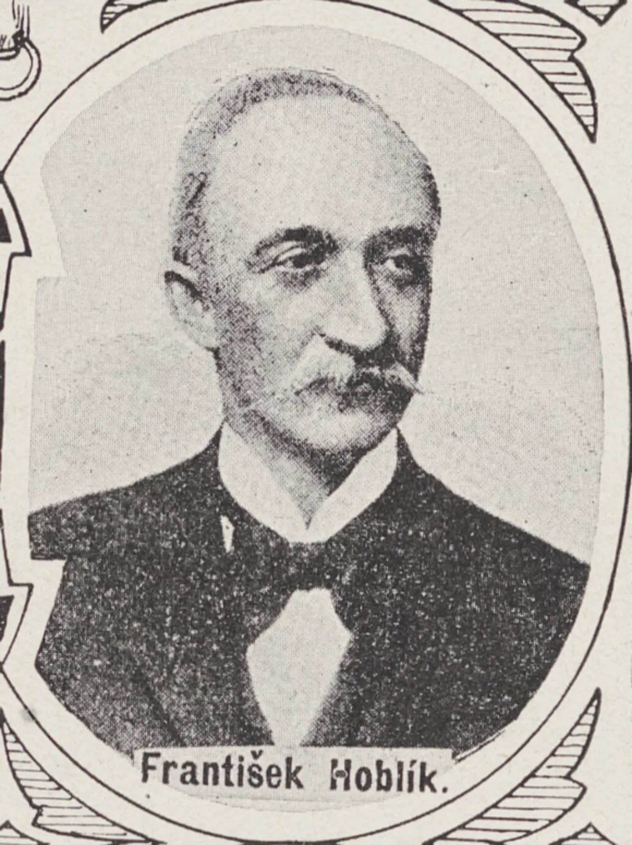 Portrait of František Hoblík (1842–1926) – memorial page