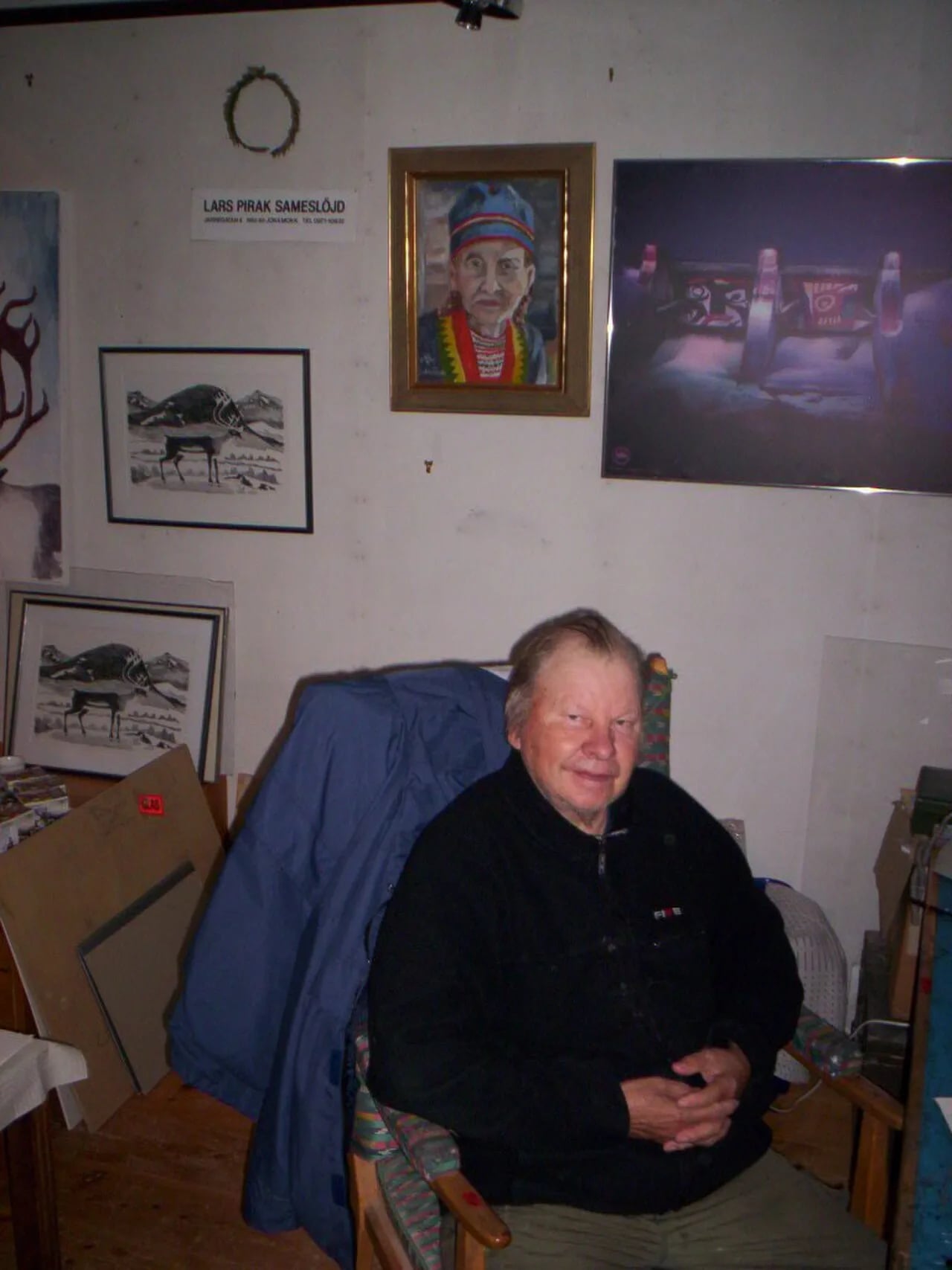 Porträt von Lars Pirak (1932–2008) – Gedenkseite