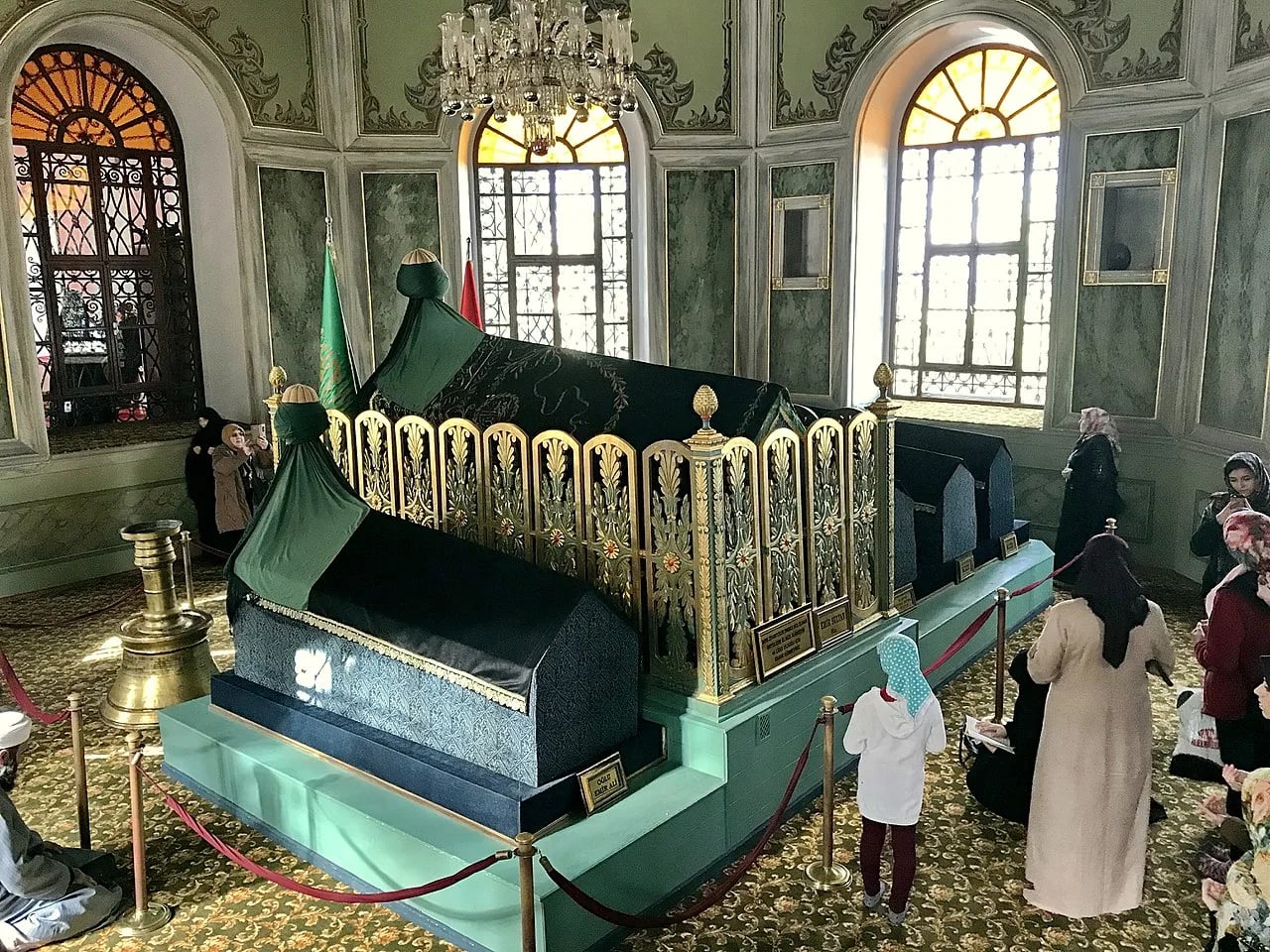 Porträt von Emir Sultan (1368–1429) – Gedenkseite