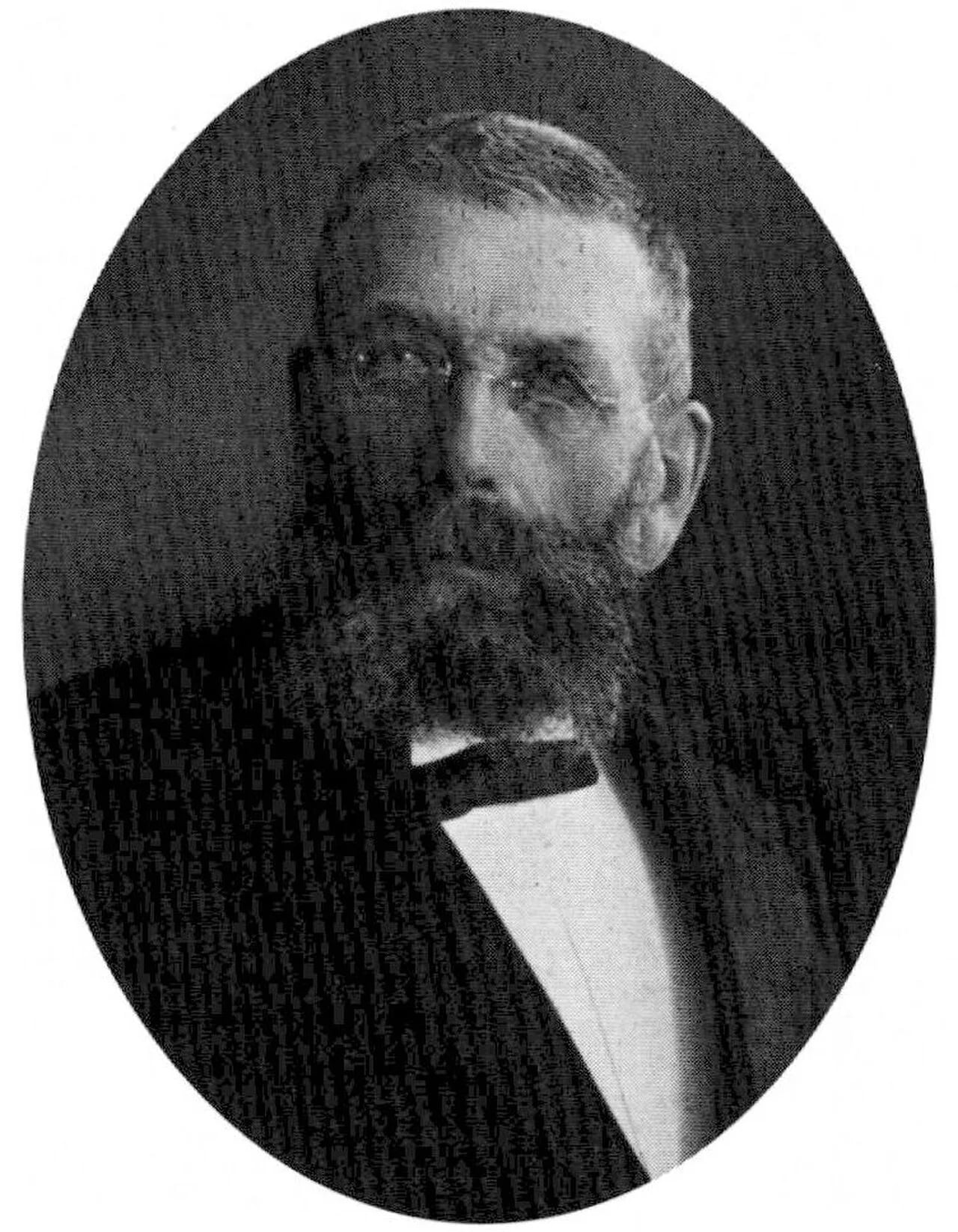 Porträt von August Plym (1856–1924) – Gedenkseite