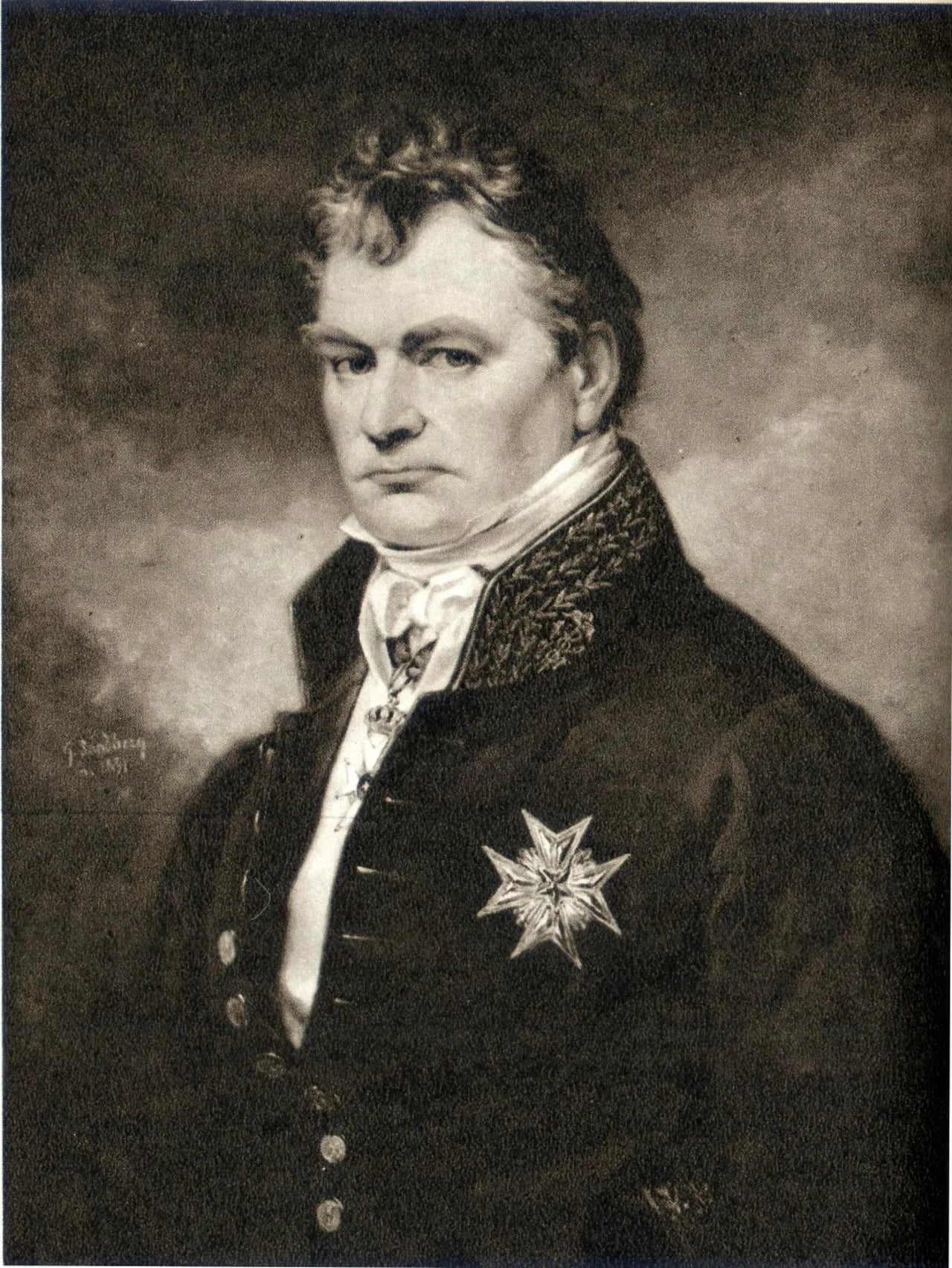 Porträt von Gabriel Poppius (1769–1856) – Gedenkseite