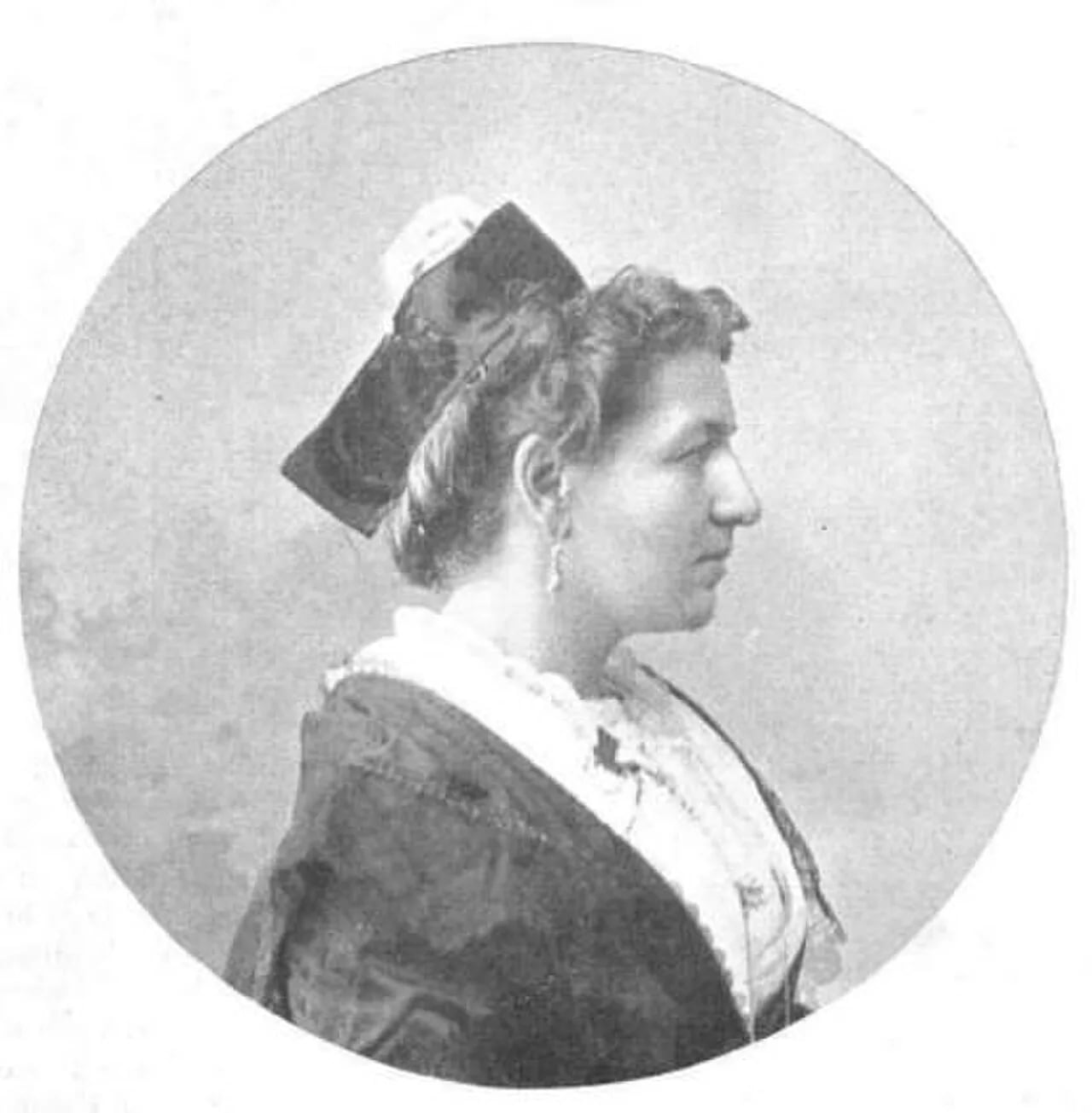 Porträt von Marie Mistral (1857–1943) – Gedenkseite