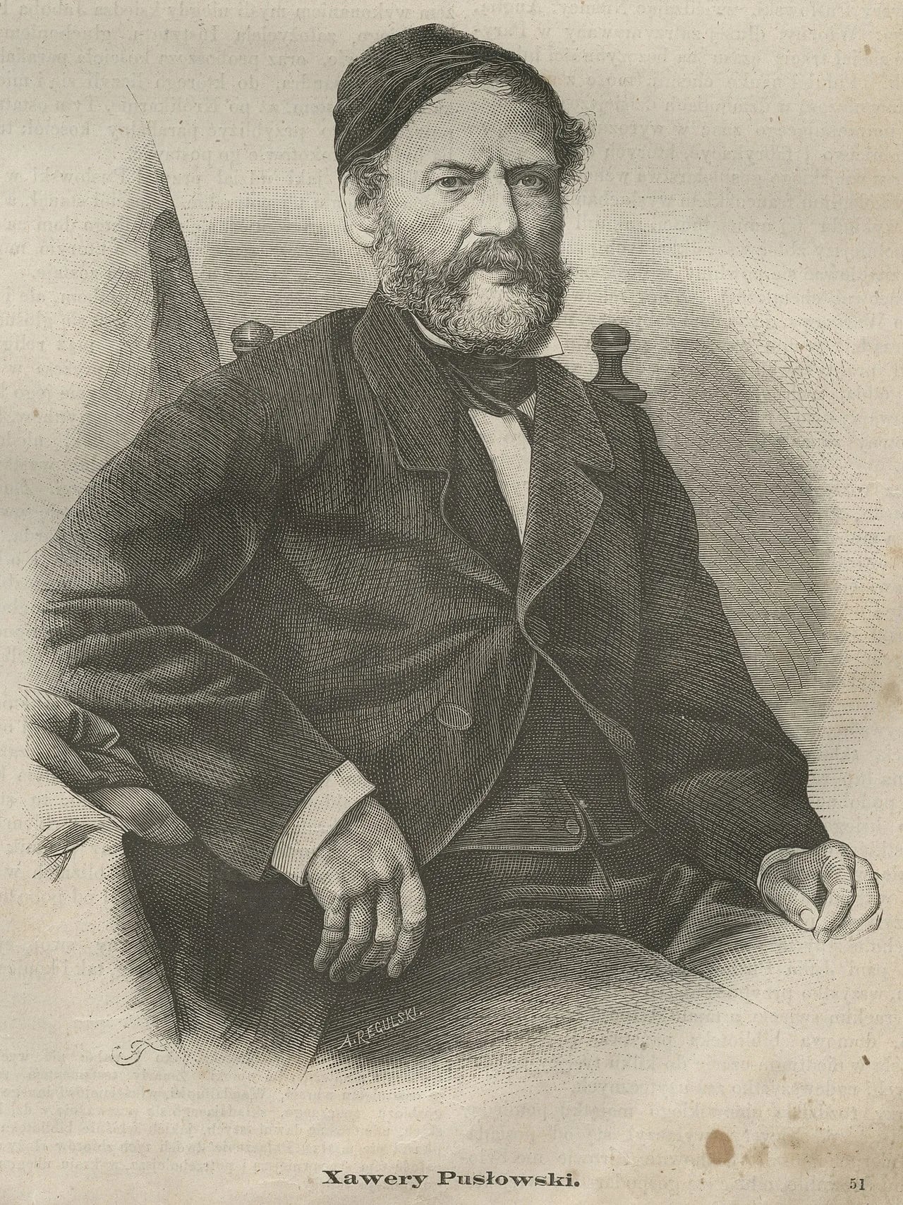 Portrait of Franciszek Ksawery Pusłowski (1806–1874) – memorial page