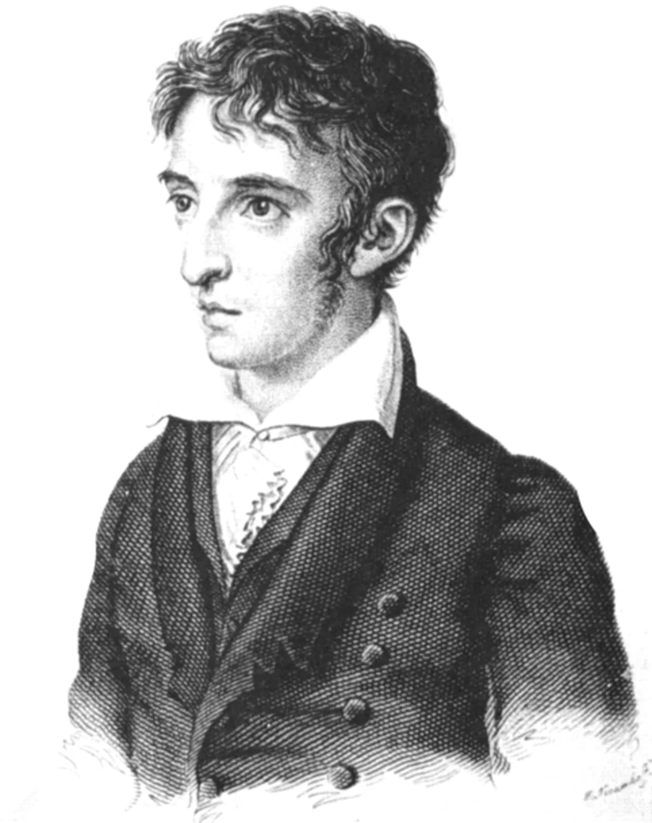 Porträt von Heinrich Boie (1794–1827) – Gedenkseite