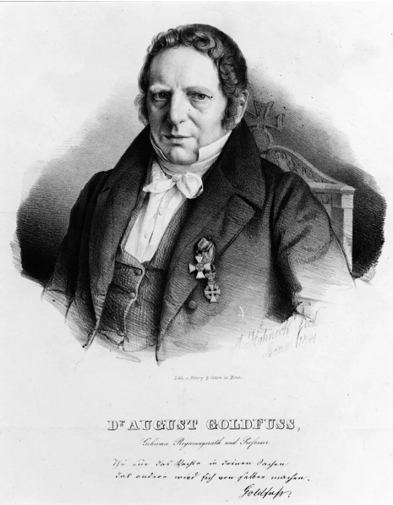 Porträt von August Goldfuß (1782–1848) – Gedenkseite