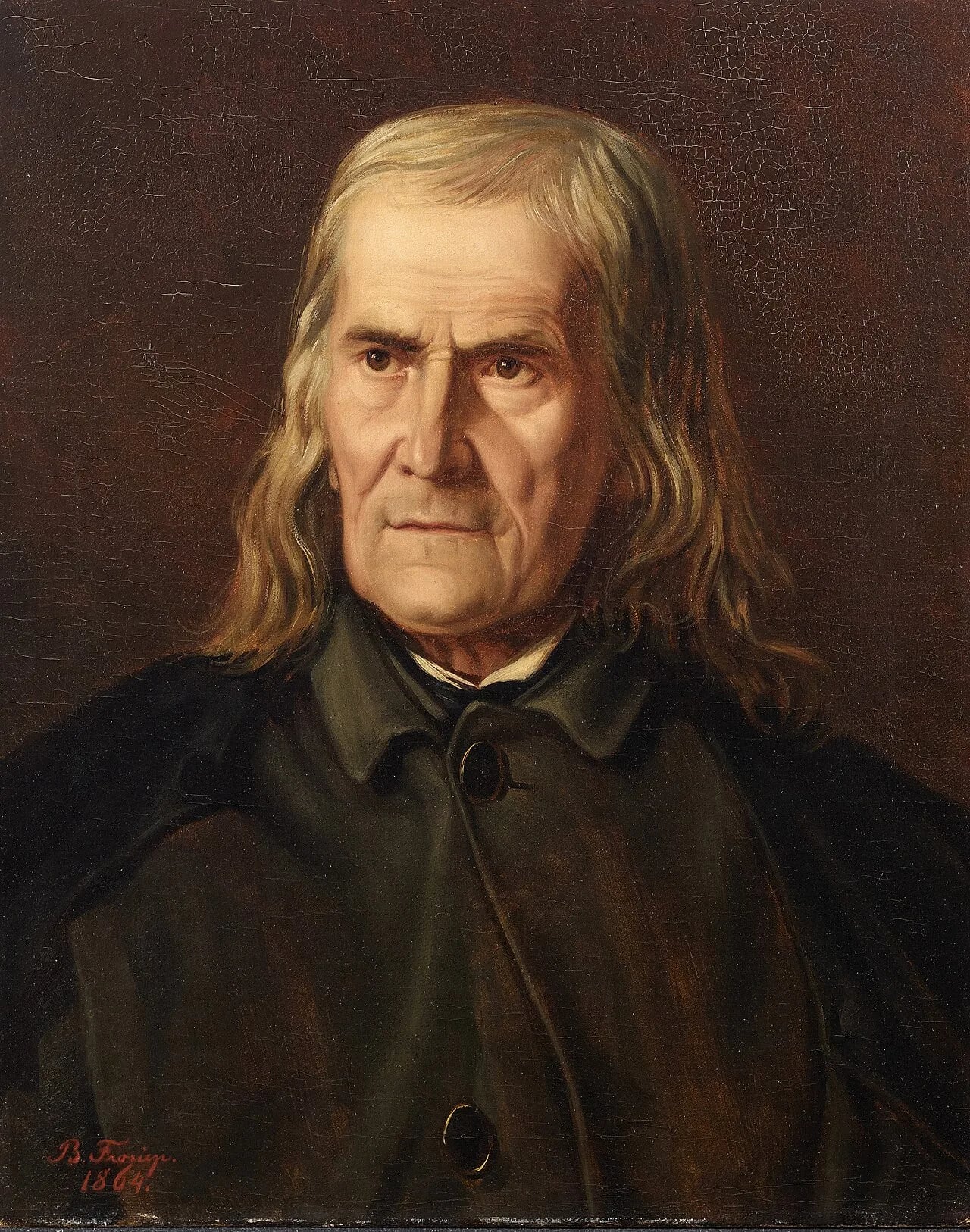 Porträt von Friedrich Rückert (1788–1866) – Gedenkseite