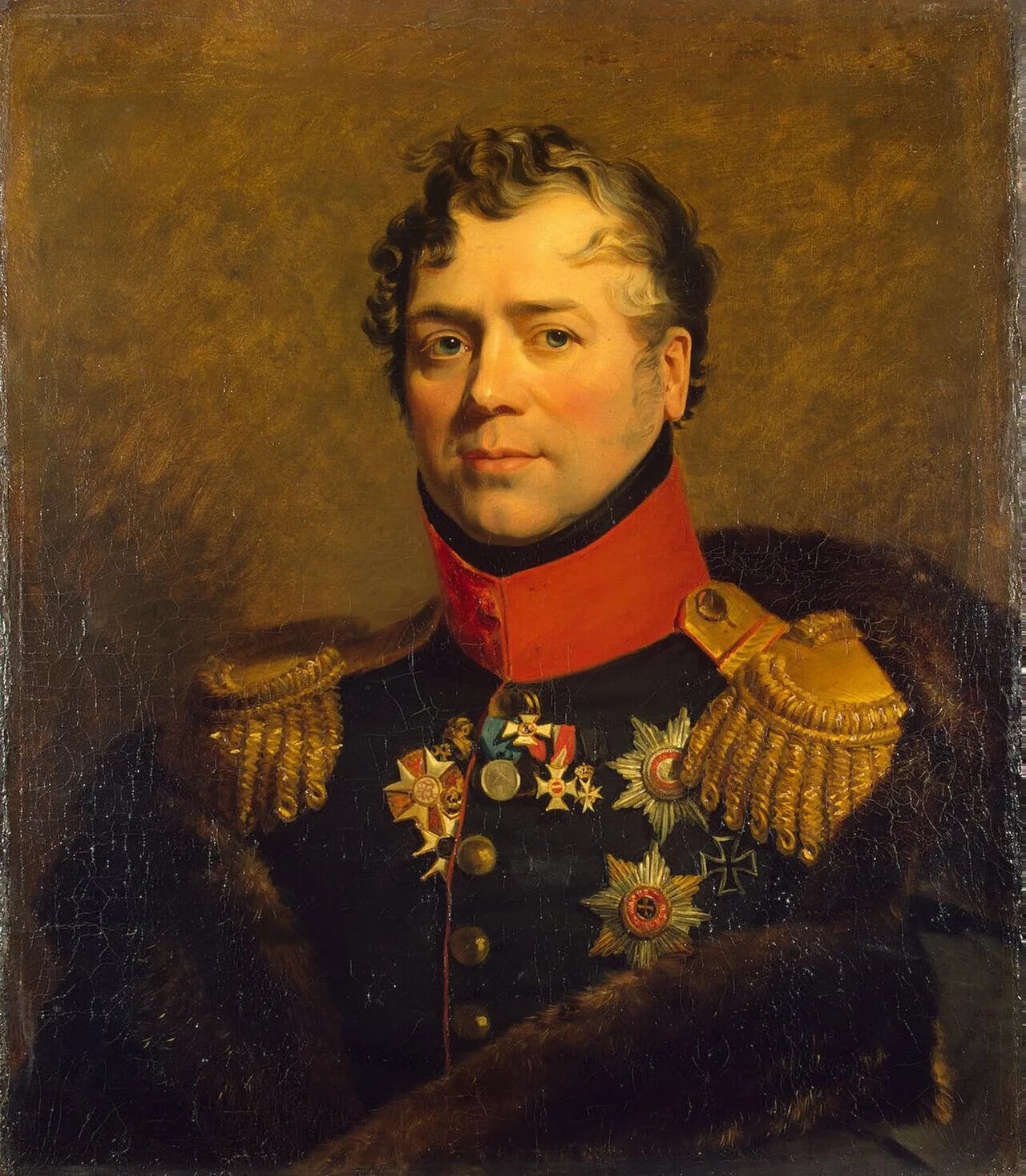 Porträt von Dmitri Wladimirowitsch Golitzyn (1771–1844) – Gedenkseite