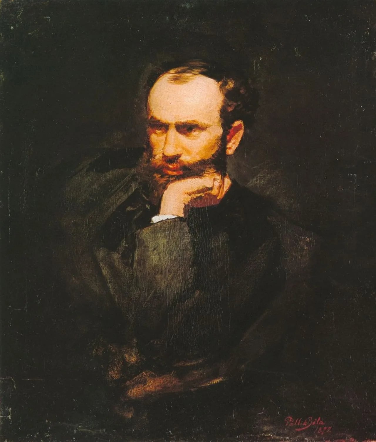 Portrait of Géza Mészöly (1844–1887) – memorial page