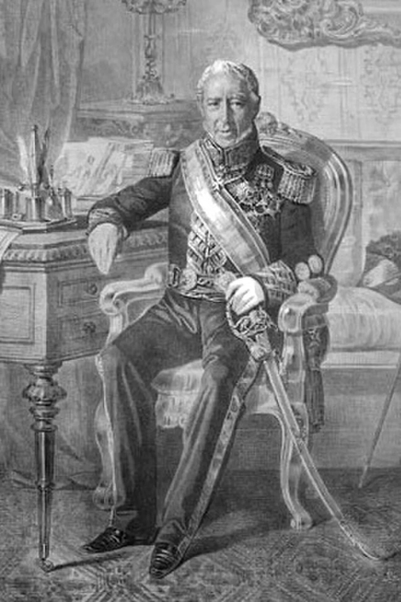Porträt von Pascual Liñán (1775–1855) – Gedenkseite
