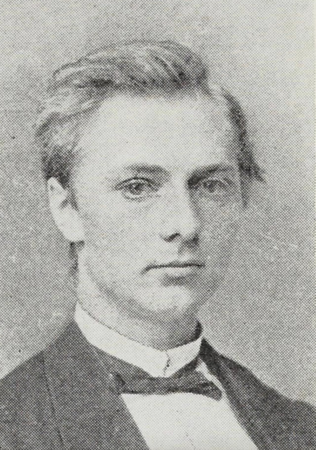 Porträt von Fredrik Arentz Krog (1844–1923) – Gedenkseite