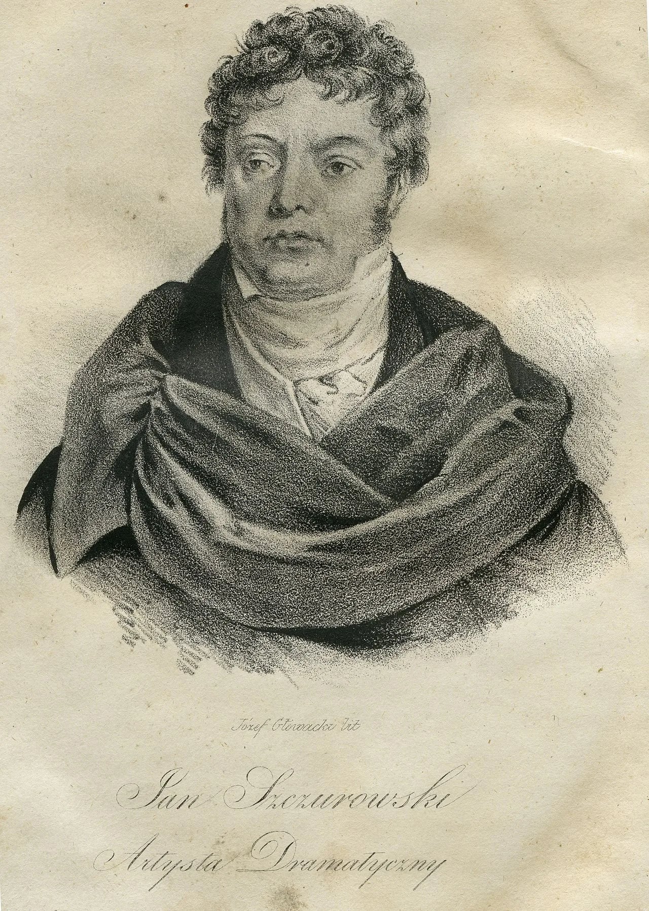 Porträt von Jan Szczurowski (1771–1849) – Gedenkseite